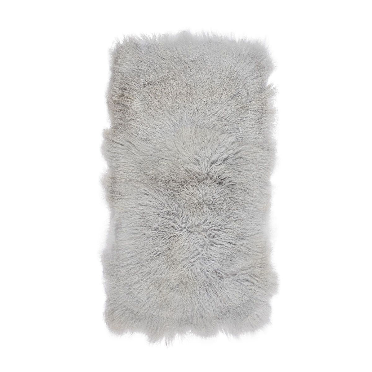 Lammeskindsplaid | Krøllet | Tibet | 60x120 cm