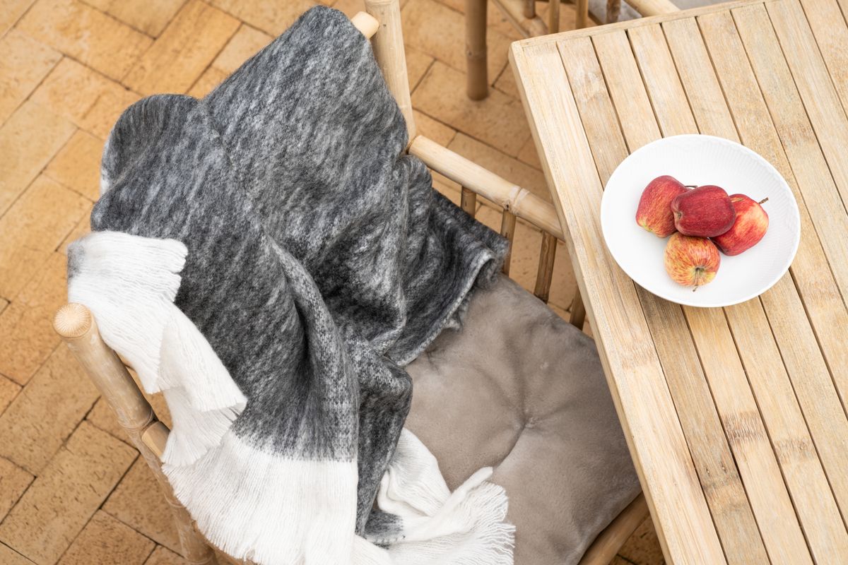 Uldplaid | Mohair | New Zealand | 130x170 cm