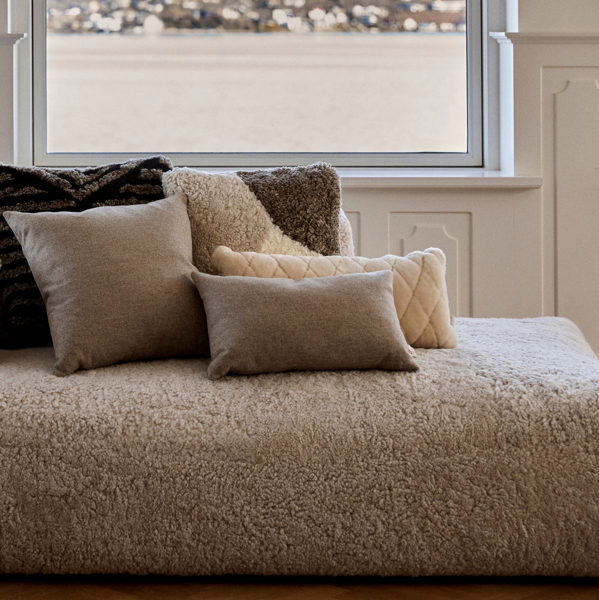 Classic Collection | Uldpude | Dobbeltsidet | 52x52 cm | 34x52 cm