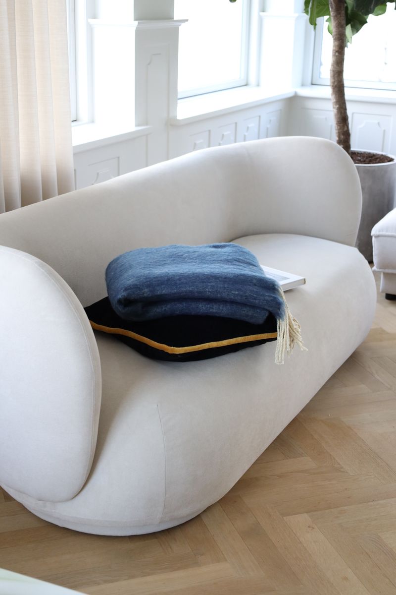 Uldplaid | Mohair | Double Face | New Zealand | 130x170 cm