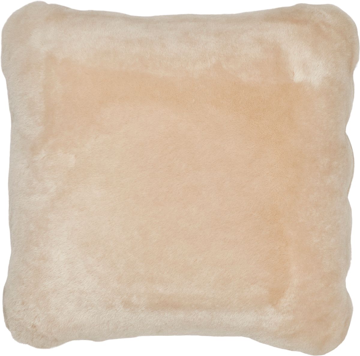 Lammeskindspude | Moccasin | Dobbeltsidet | 40x40 cm
