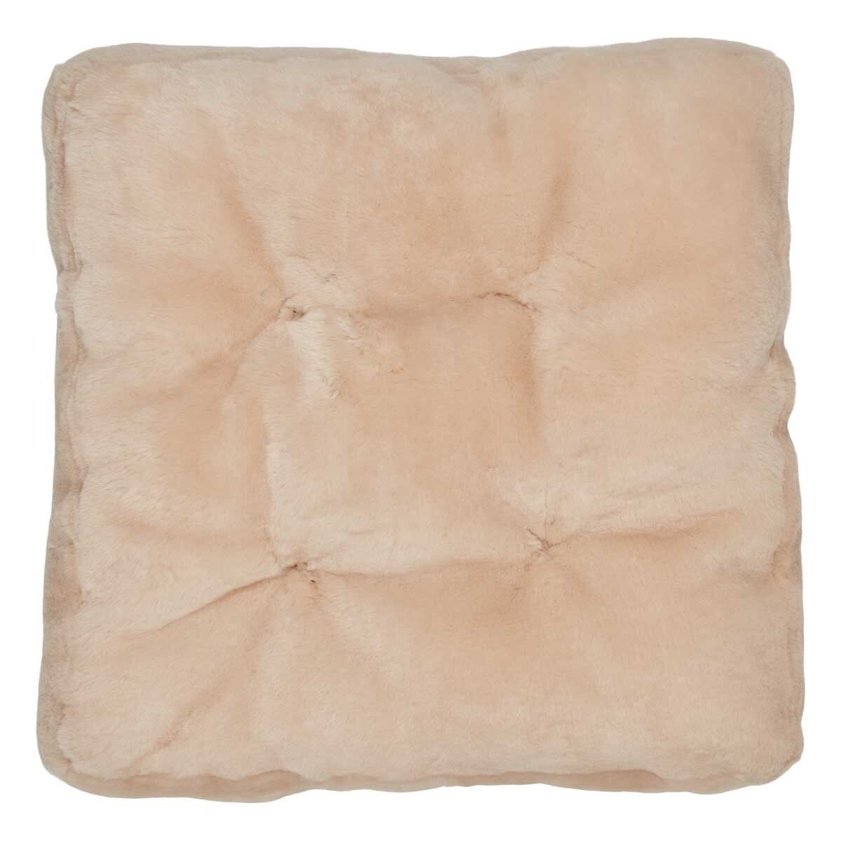 Sædehynde m/fyld | Moccassin | New Zealand | 45x45 cm