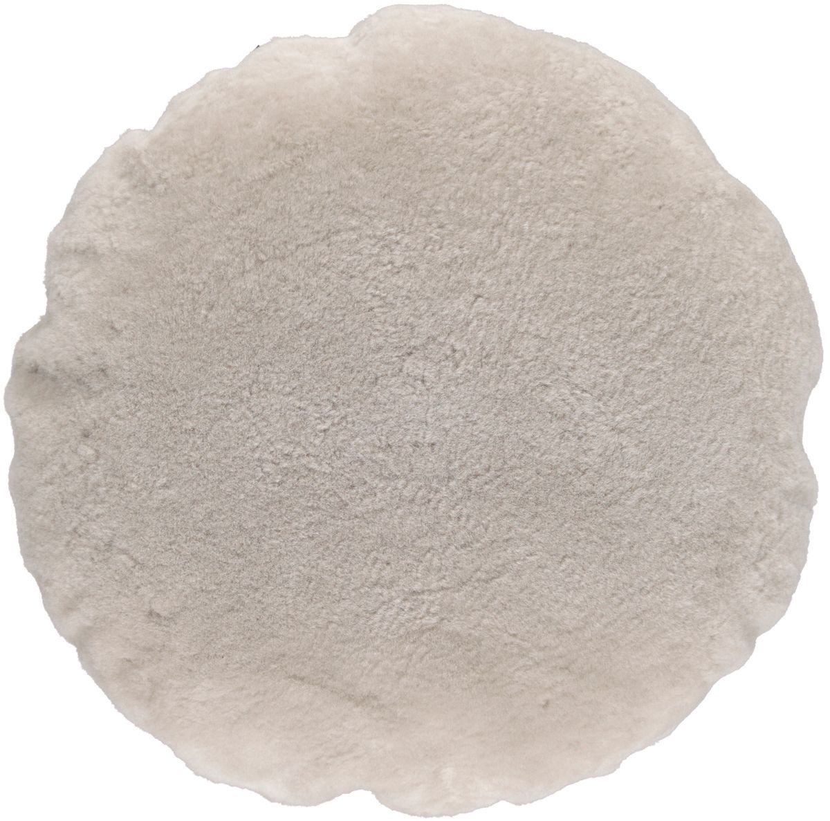 Lammeskindspude | Velvet | Moccasin | Dobbeltsidet | Ø45 cm & Ø62 cm