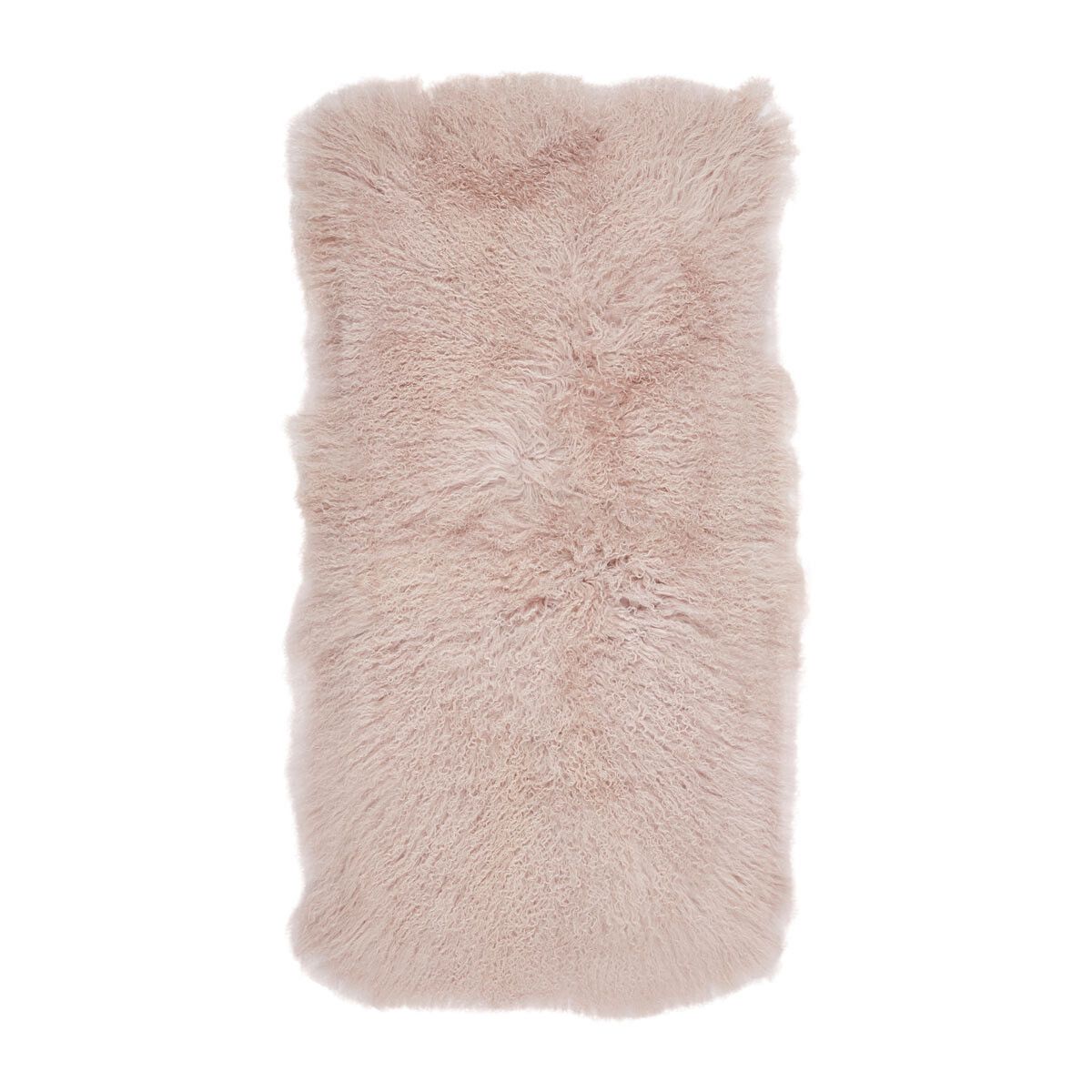 Lammeskindsplaid | Krøllet | Tibet | 60x120 cm