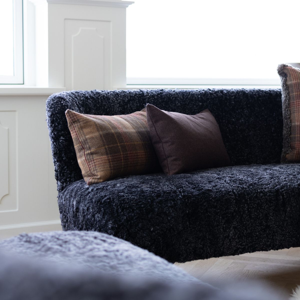 Checked Collection | Uldpude | Dobbeltsidet | 34x52 cm