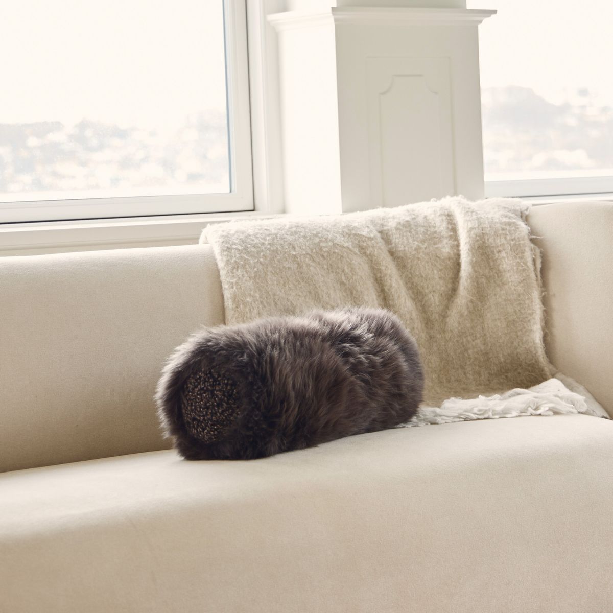 Bolsterpude | Langhåret, korthåret | New Zealand | Ø20xL52 cm