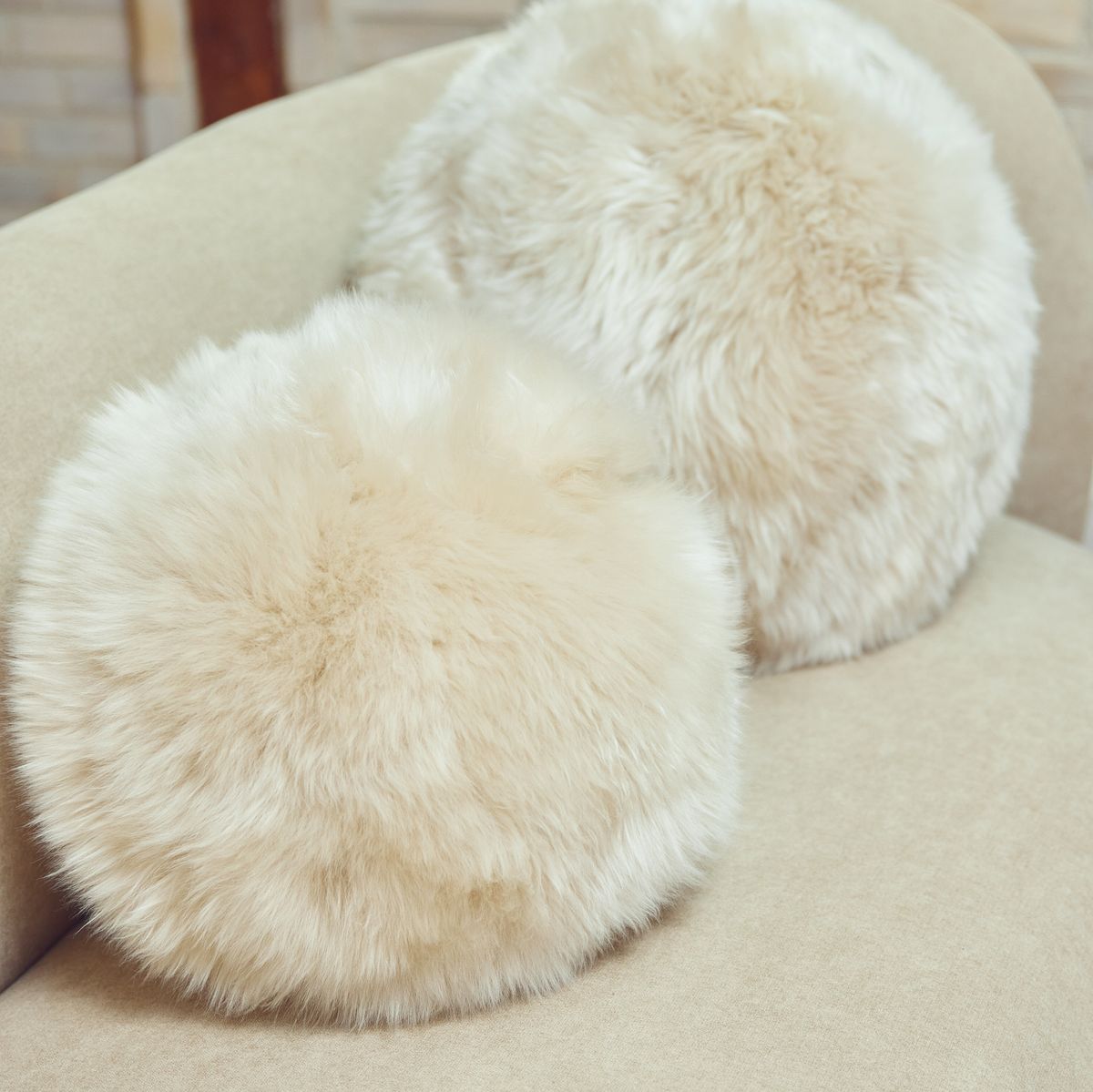 Angelite pude | Langhåret | New Zealand | Ø25/30/35