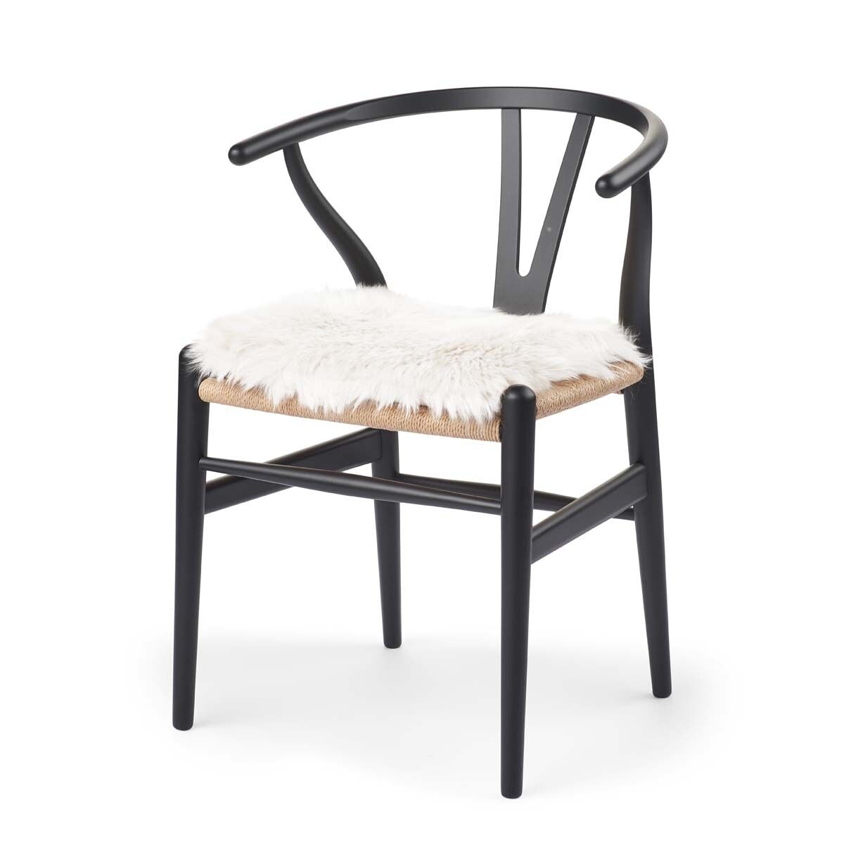 Sædehynde m/fyld | Langhåret | New Zealand | 37x37 cm