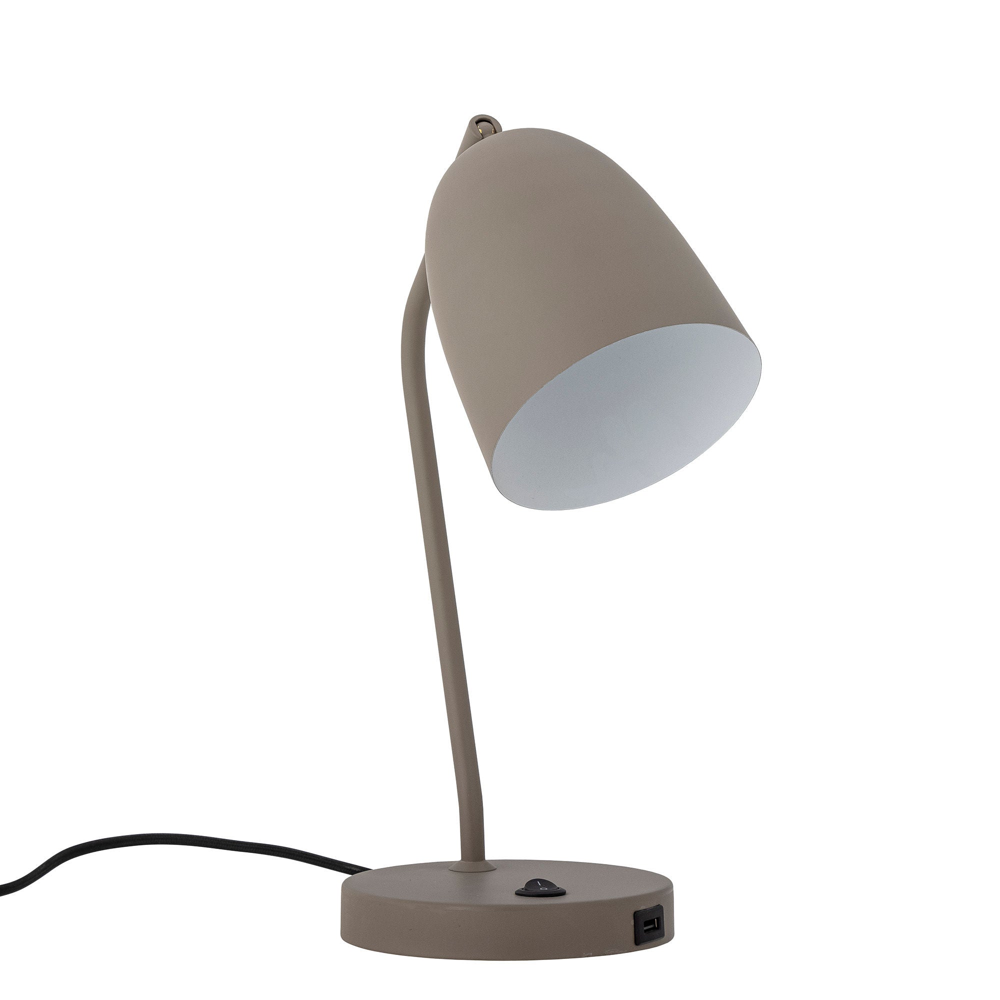 Bloomingville Lemar Bordlampe, Grå, Metal