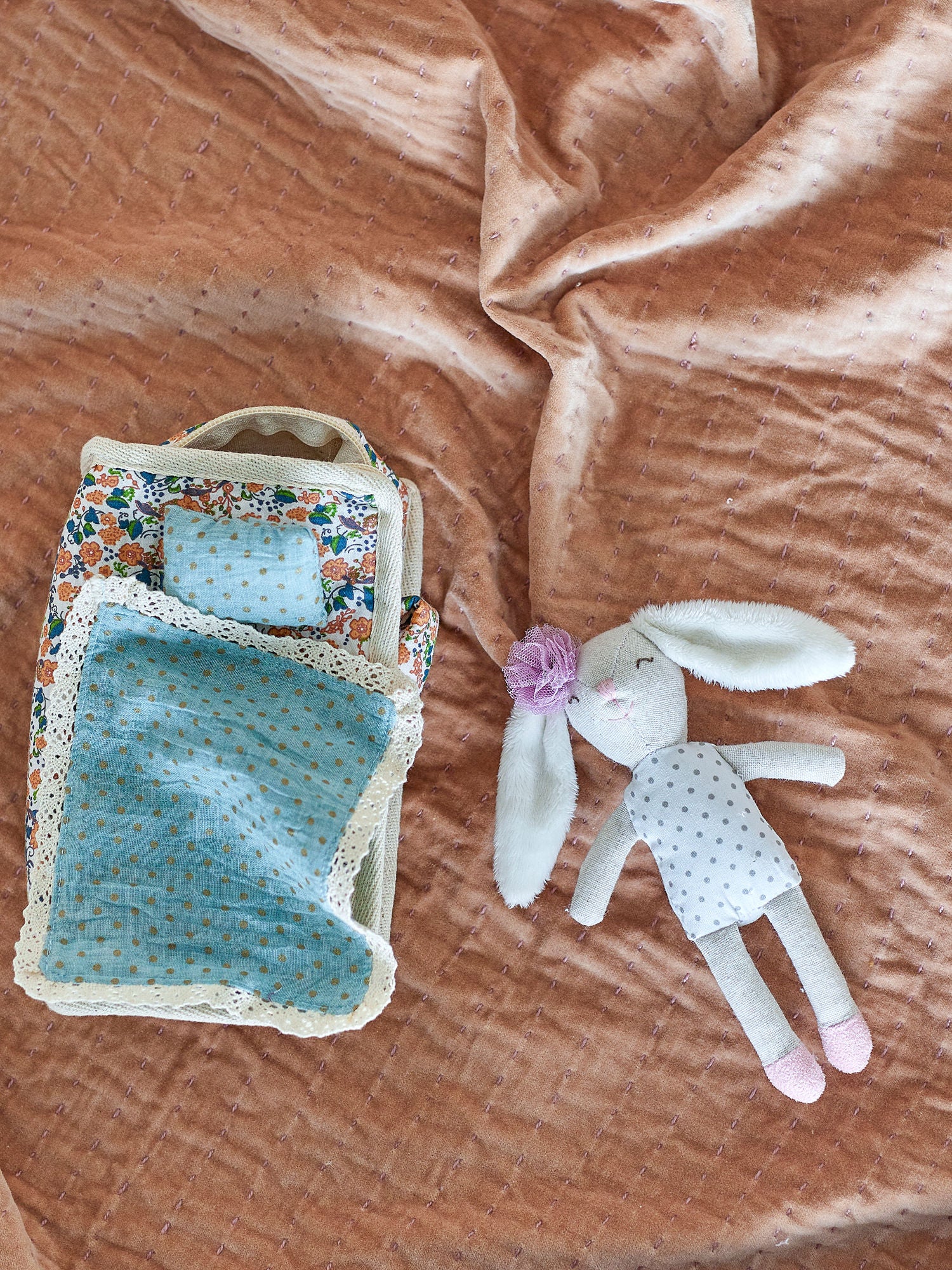 Bloomingville MINI Milly Dukke, Brun, Polyester