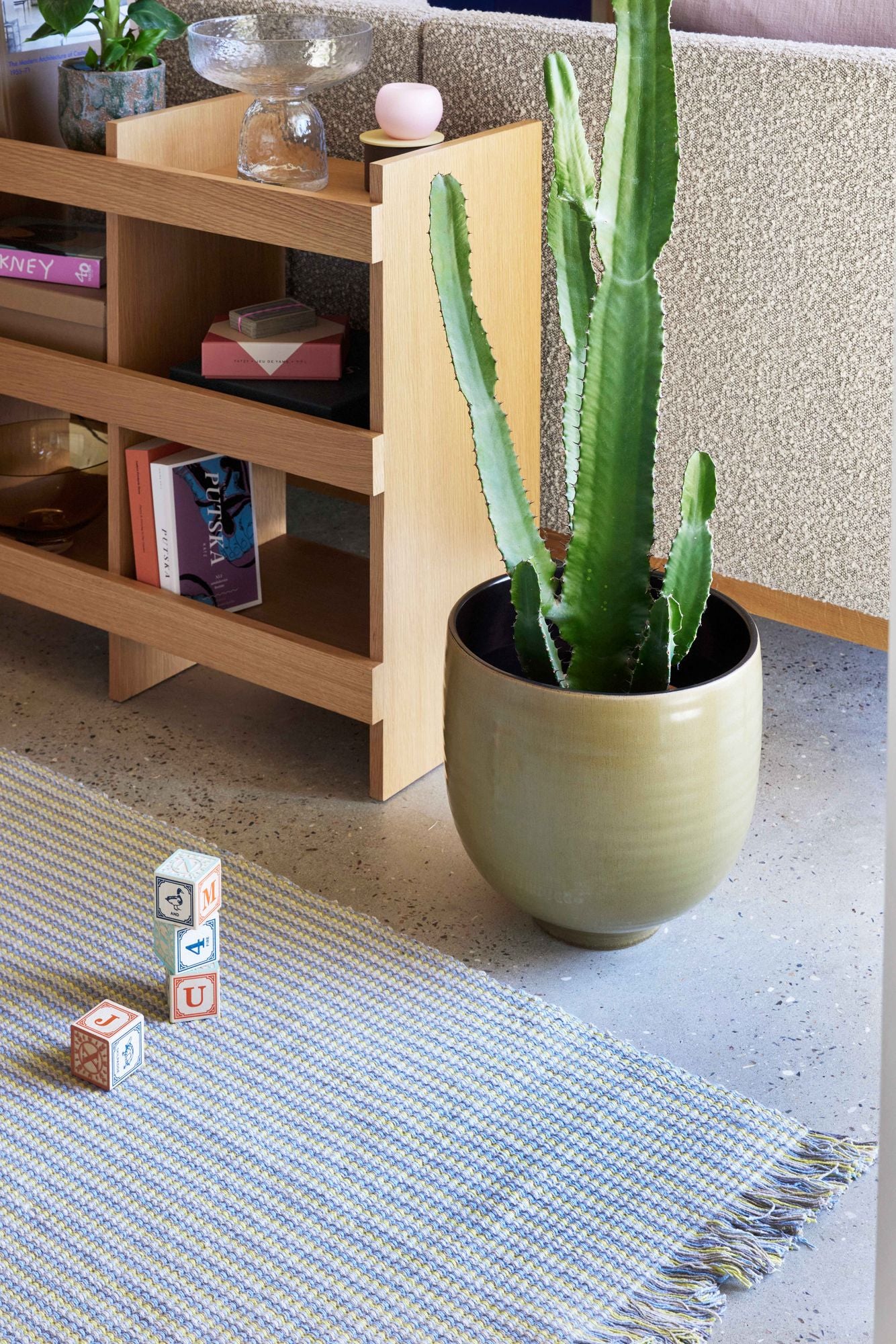 Hübsch Yuka Potte Grøn (sæt af 2)