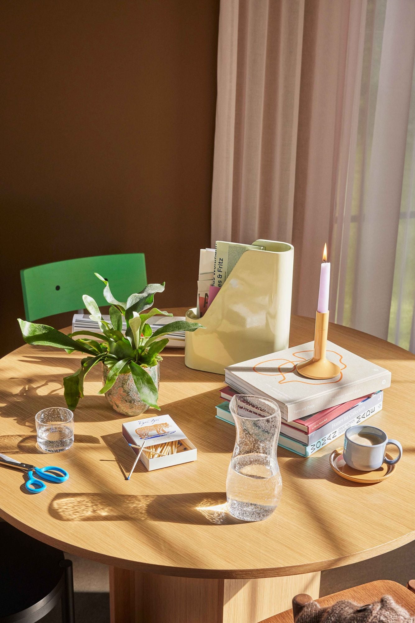 Hübsch Normu Potte Brun/Grøn (sæt af 2)