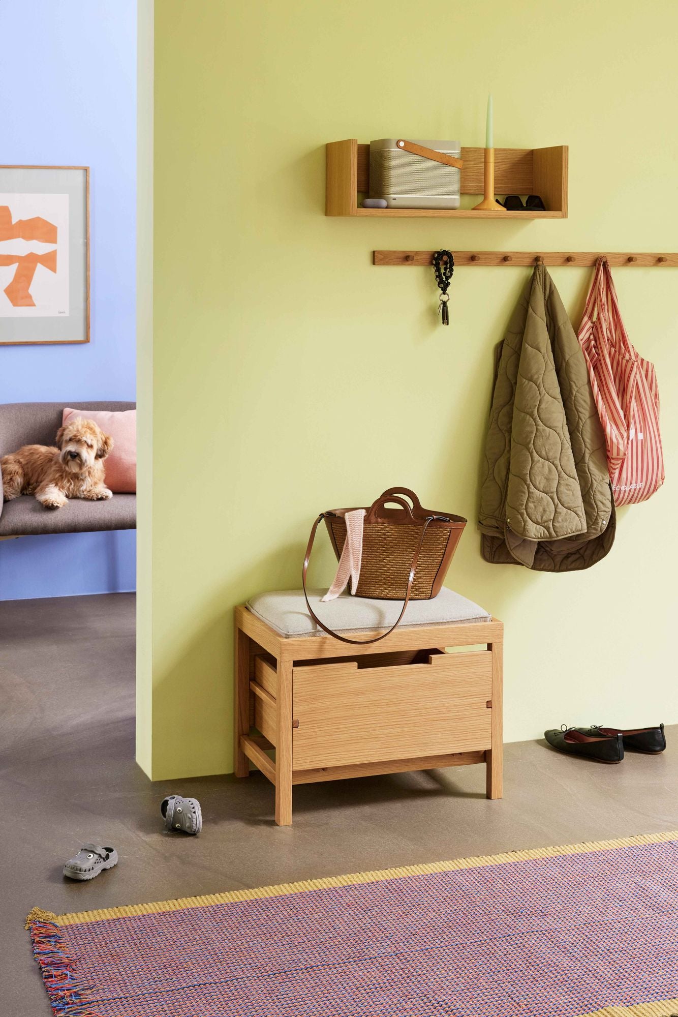 Hübsch Bifi Bænk Sand/Natur