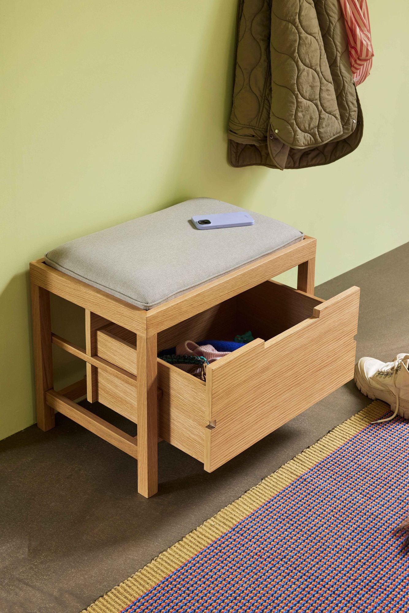 Hübsch Bifi Bænk Sand/Natur