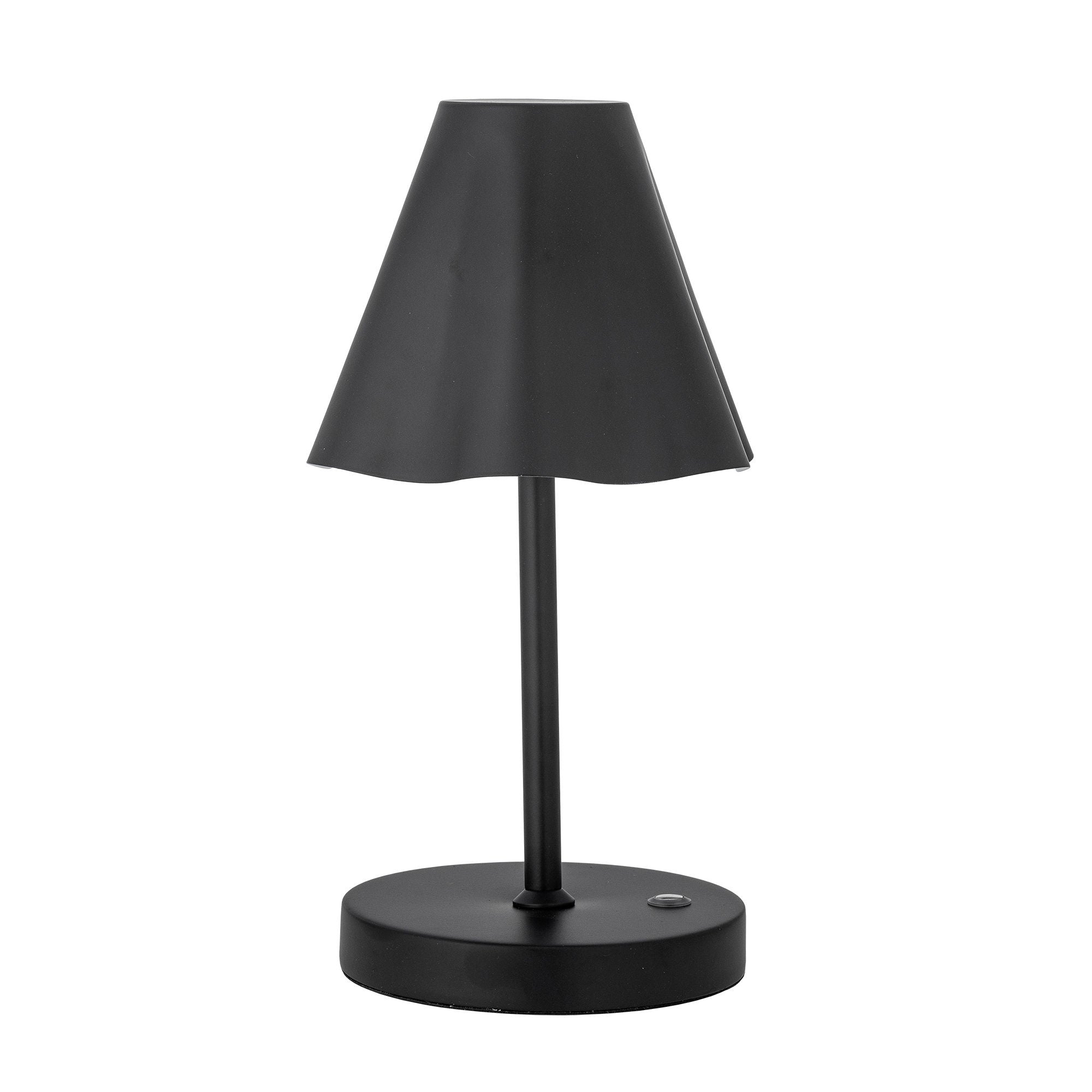 Bloomingville Lianna Portable Lampe, Genopladelig, Sort, Metal