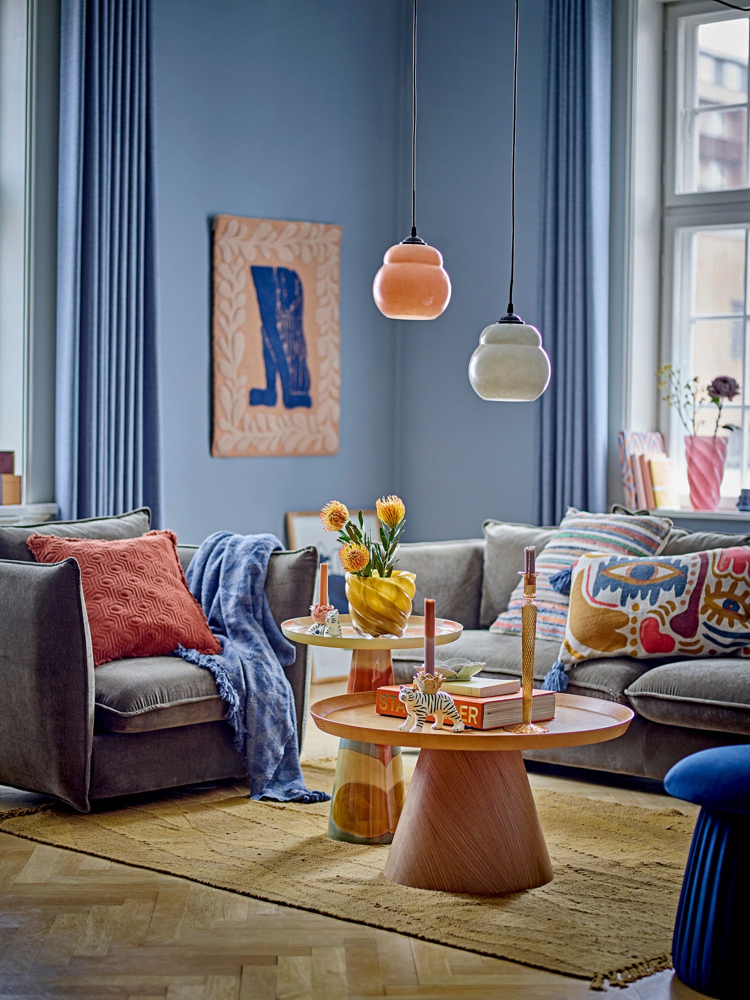 Bloomingville Austin Loungestol, Grøn, Genanvendt Polyester