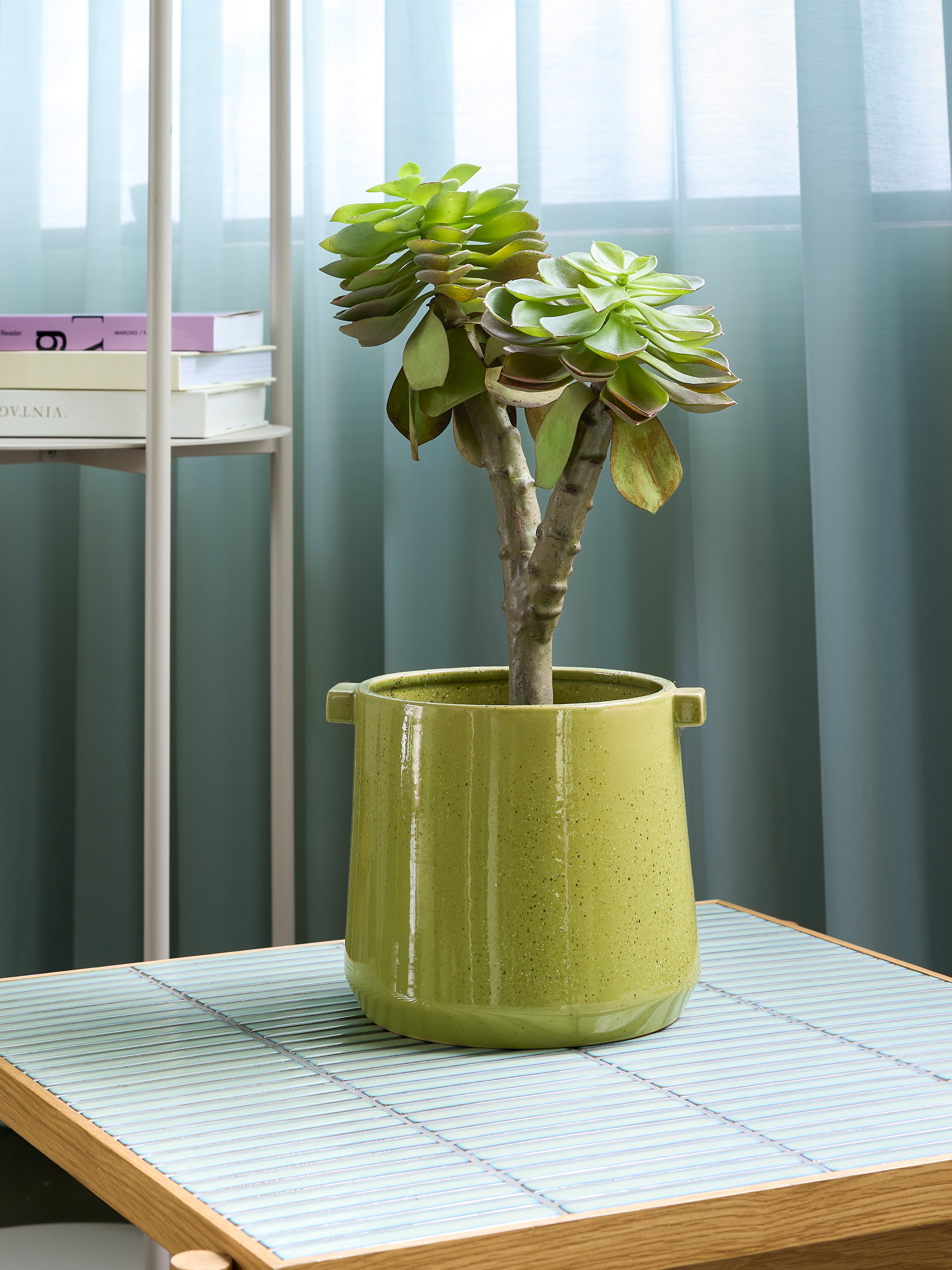 Vibe Potte Grøn (sæt af 2) - ø17xh14, ø22xh19cm