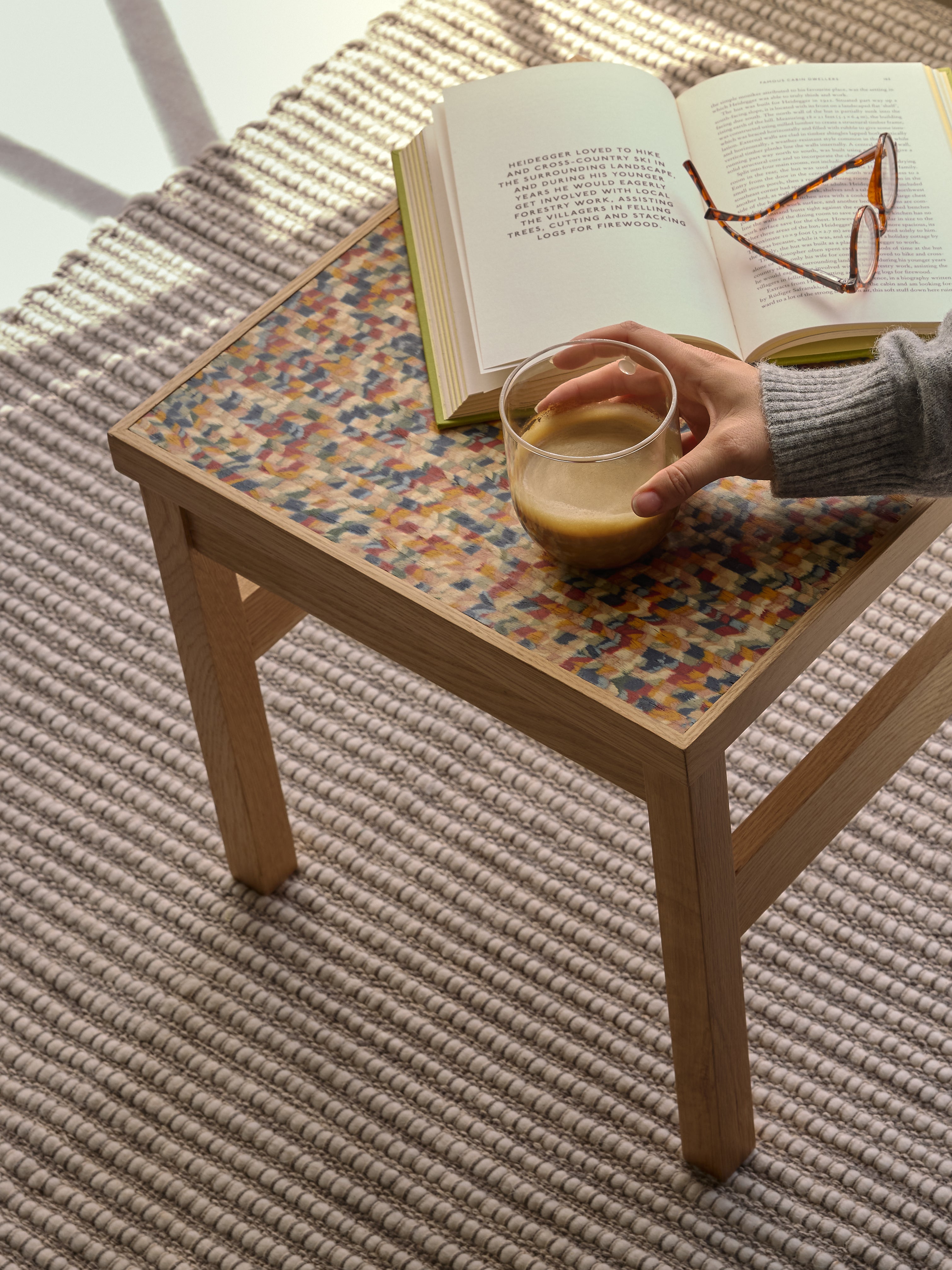 Confetti Sidebord Flerfarvet - 40x40xh38cm