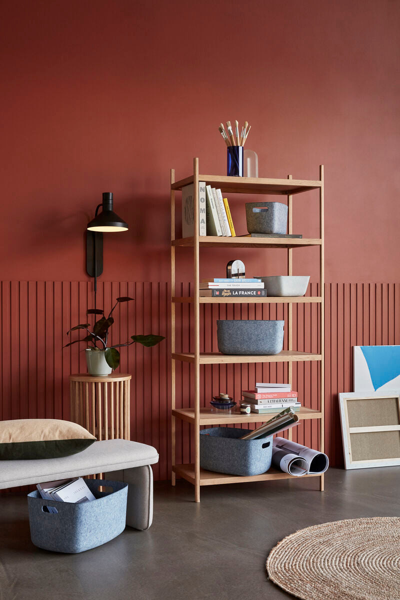 Library Reol Large Natur - 80x45xh190cm