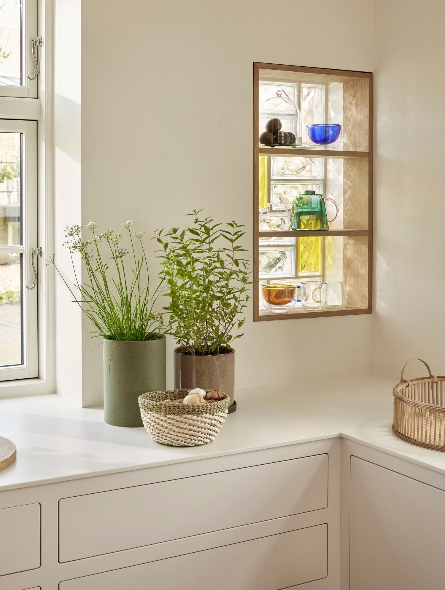 Flora Vandkande Mørkegrøn - 24x14xh14cm