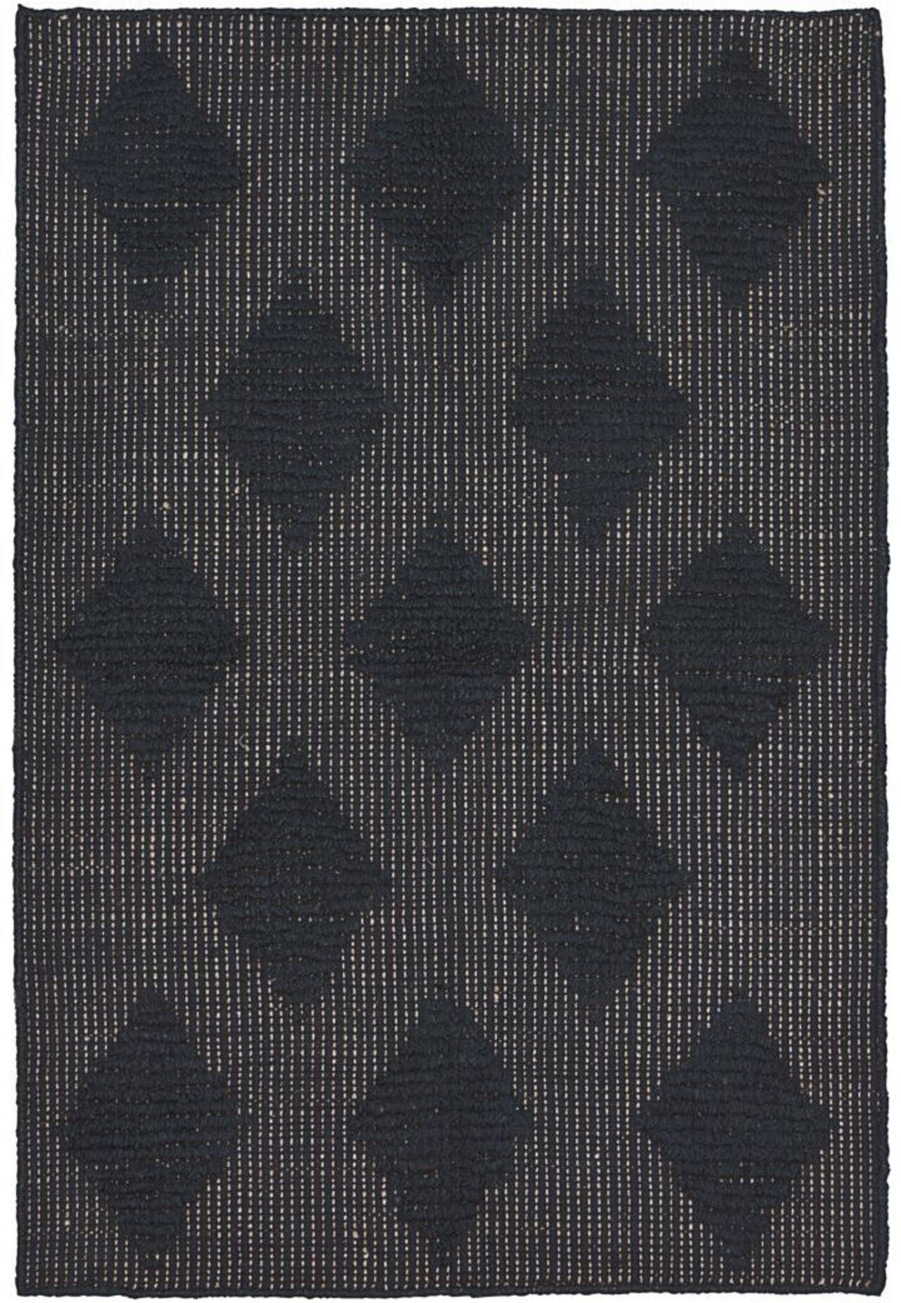 House Doctor Cubie Tæppe 85x130 cm, Sort