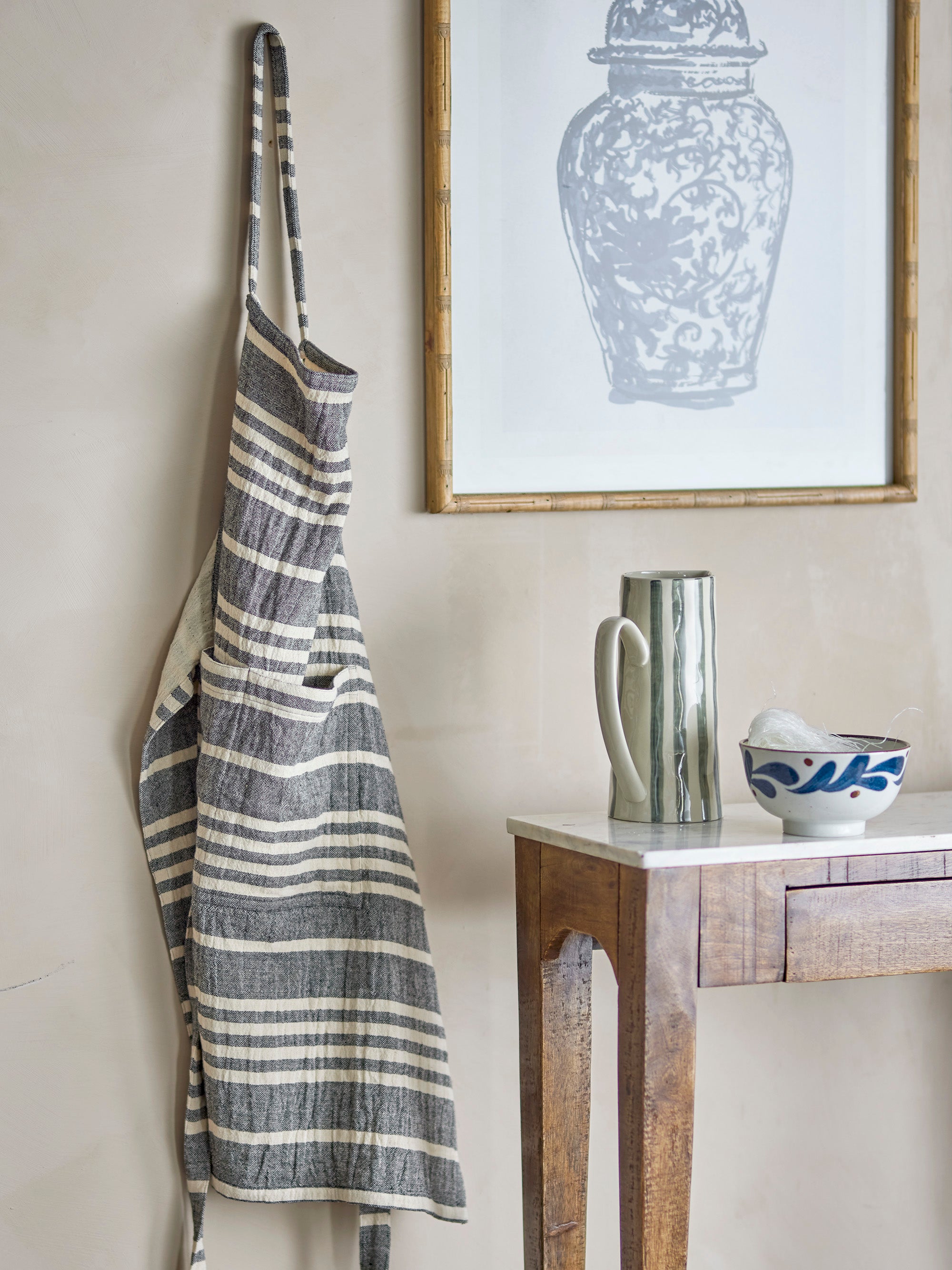 Maci Forklæde, Blå, Bomuld - CREATIVE COLLECTION - DesignGaragen.dk