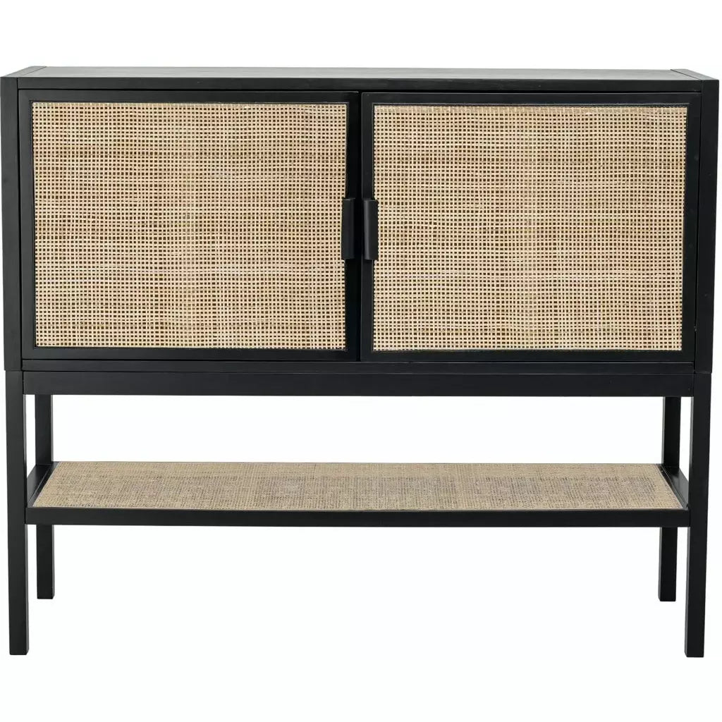 Bloomingville - Alvia Cabinet, Black, Pine H.100xB.35xL.120 cm