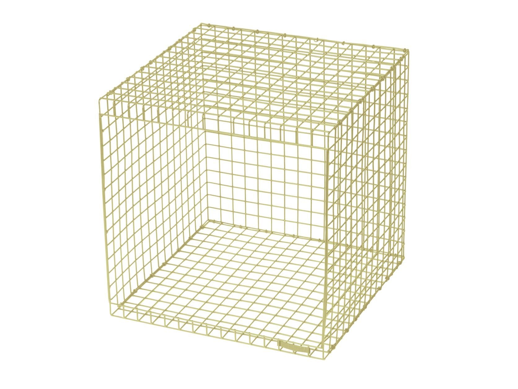 Kalager Design WIRE CUBIC, grøn beige
