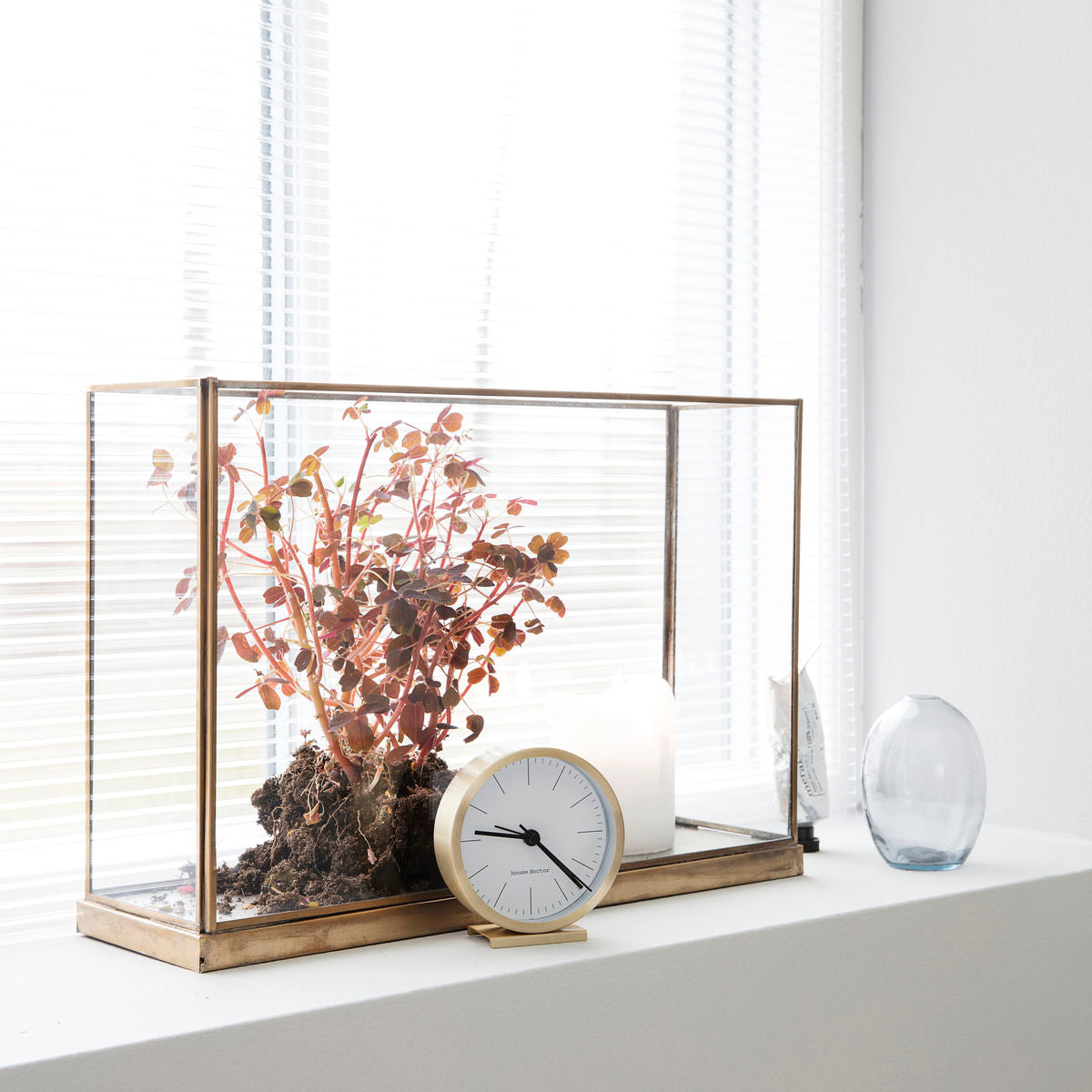 House Doctor - Displayboks, Antik metallisk - l: 40 cm, w: 11 cm, h: 27 cm