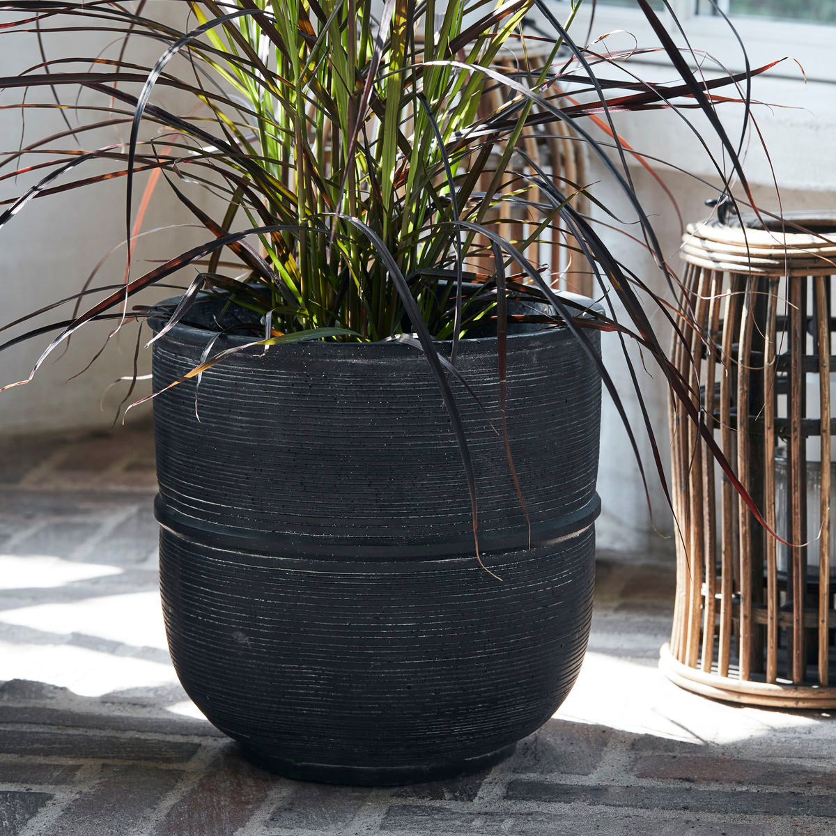 House Doctor - Urtepotte, Ground, Beton - h: 28 cm, dia: 28 cm