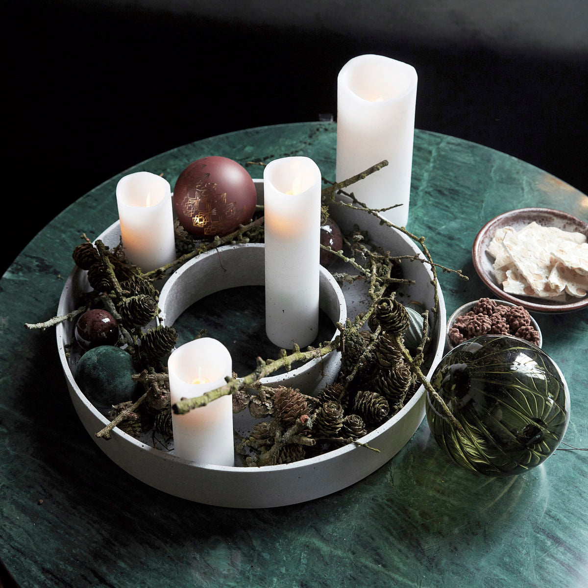 House Doctor - Lys, LED, Hvid - h: 20 cm, dia: 5 cm