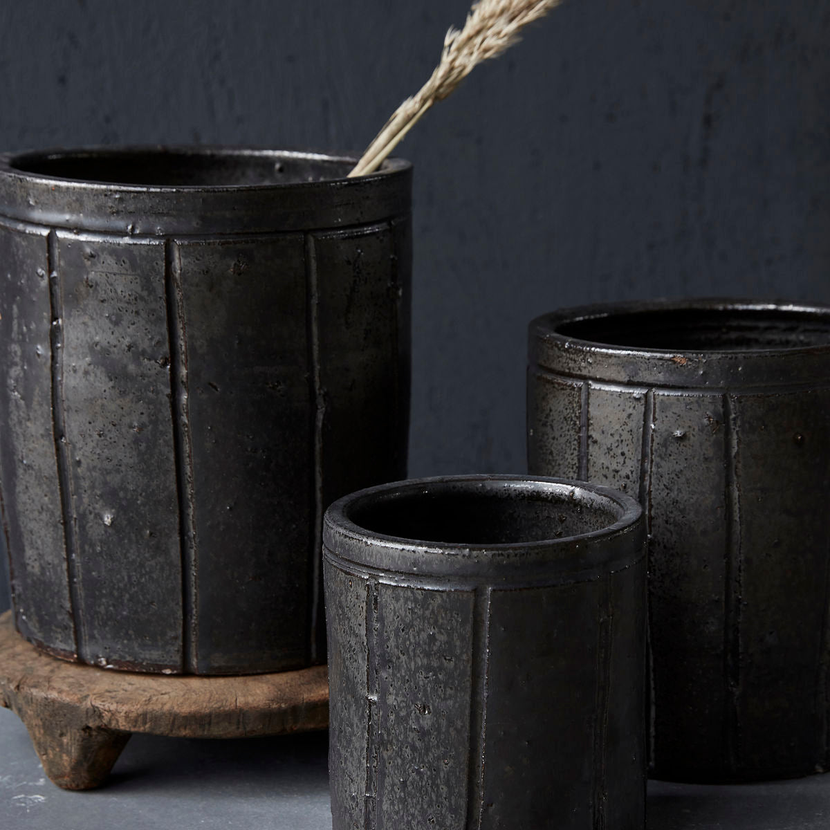 House Doctor - Urtepotte, Julian, Brun - h: 20 cm, dia: 18 cm