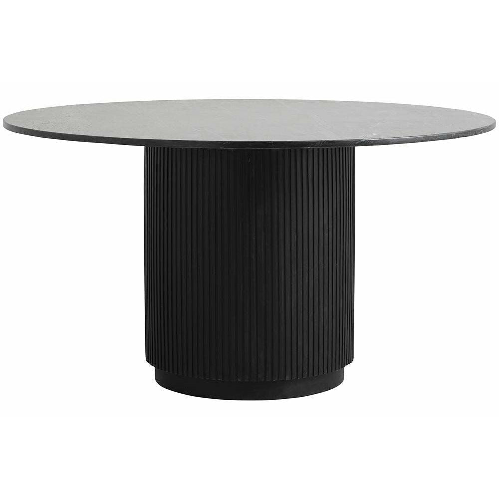 holdall Thorny Moderat Nordal ERIE rundt spisebord i træ og marmor - ø140 cm - sort –  DesignGaragen.dk