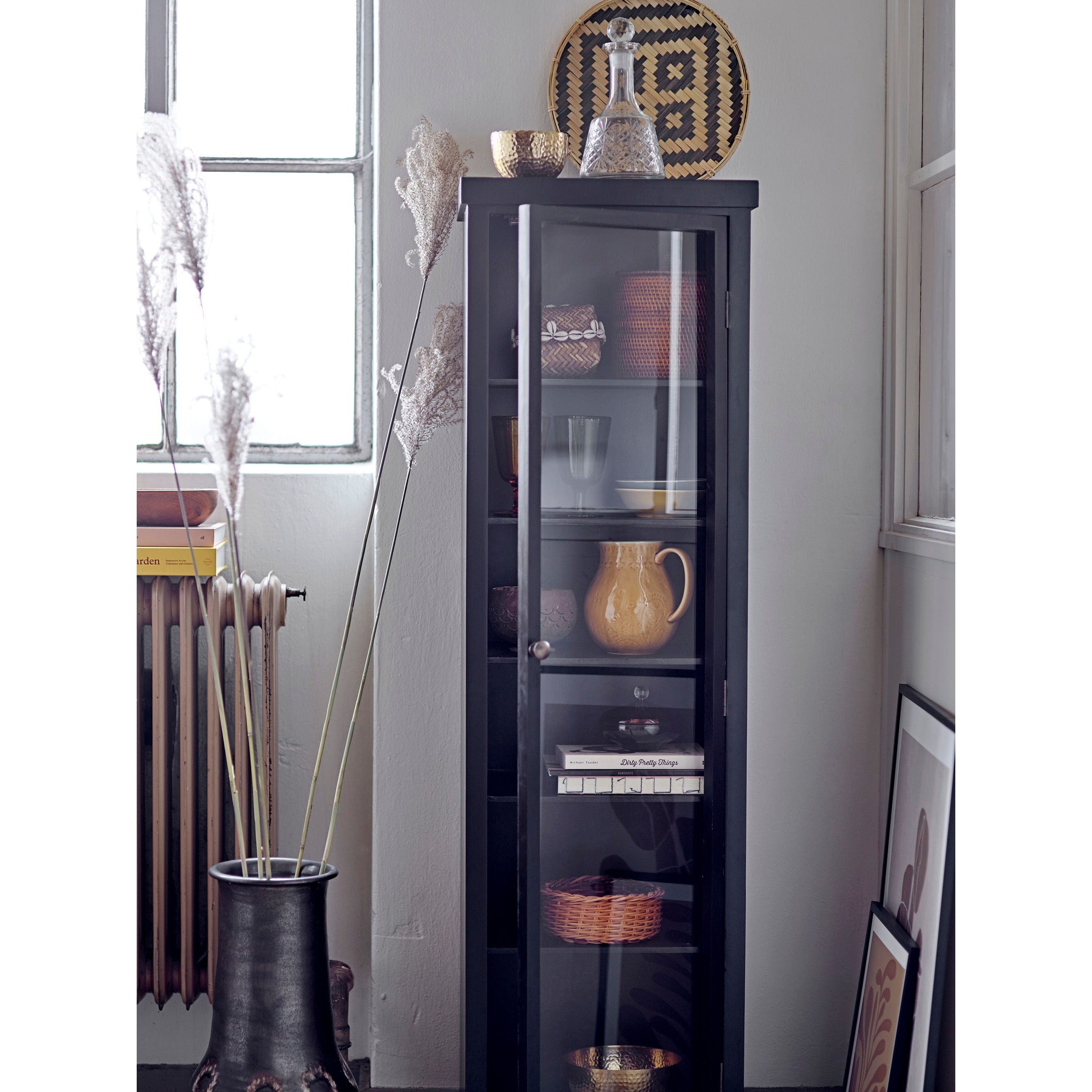 Bloomingville Seval Basket w/Lid, Natur, Bambus