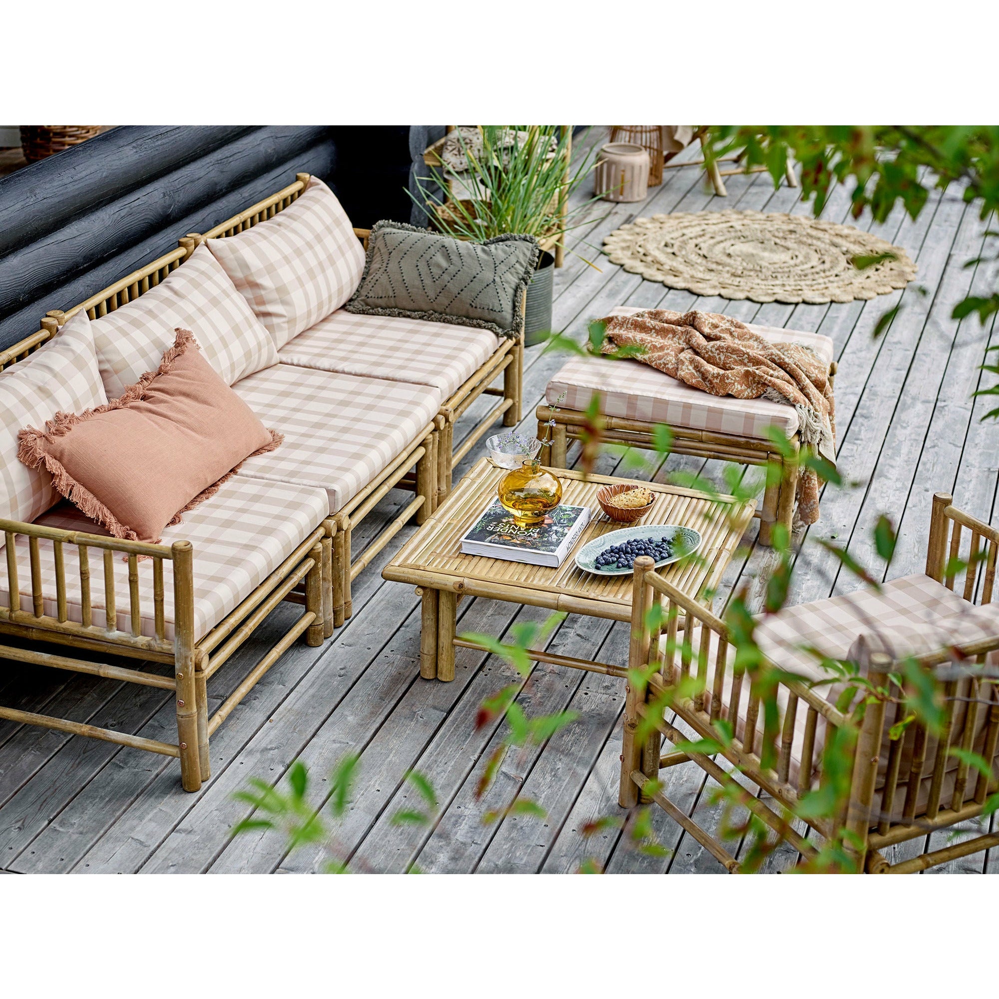 Bloomingville Korfu Modul Stol, Natur, Bambus