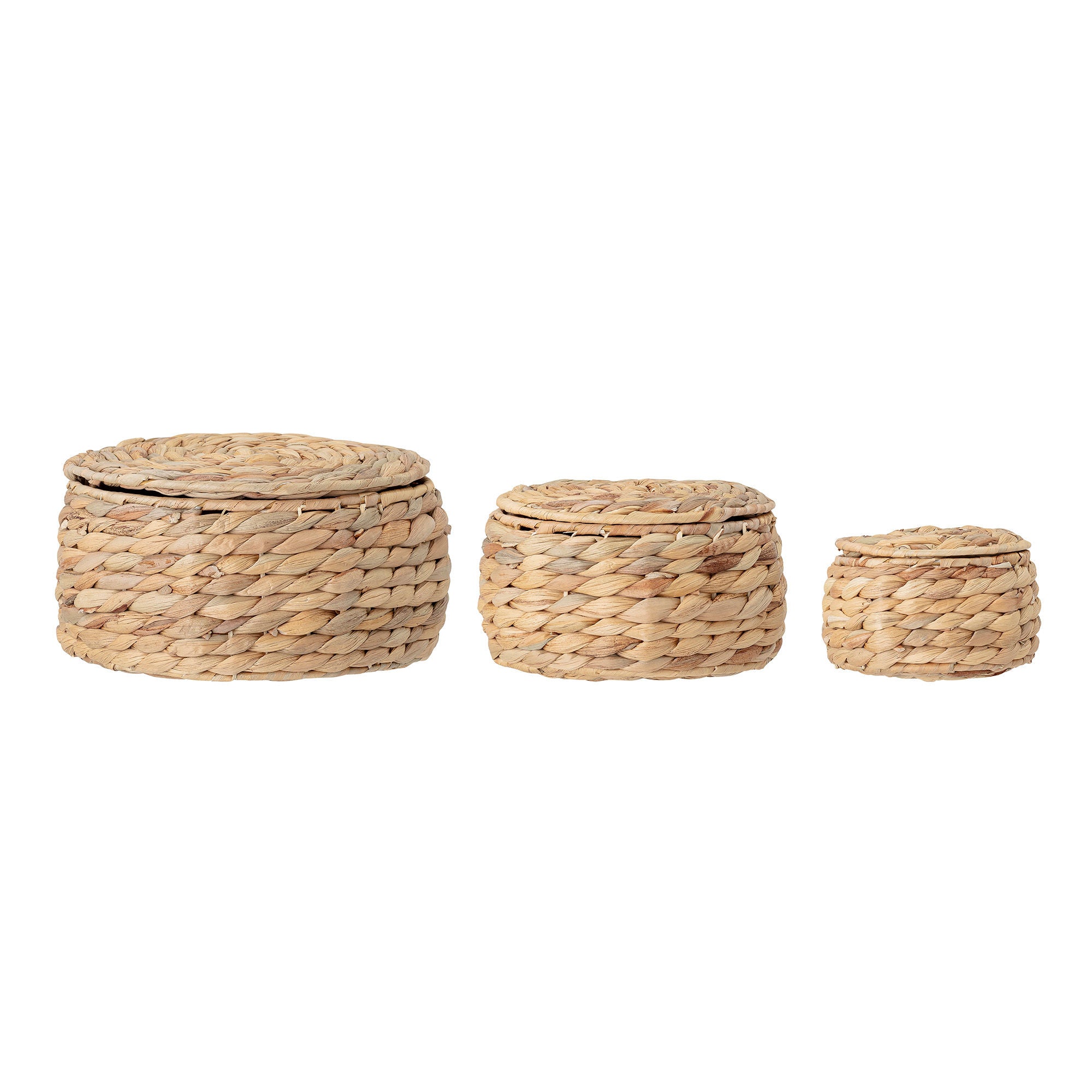Bloomingville Shona Basket w/Lid, Natur, Vandhyacint