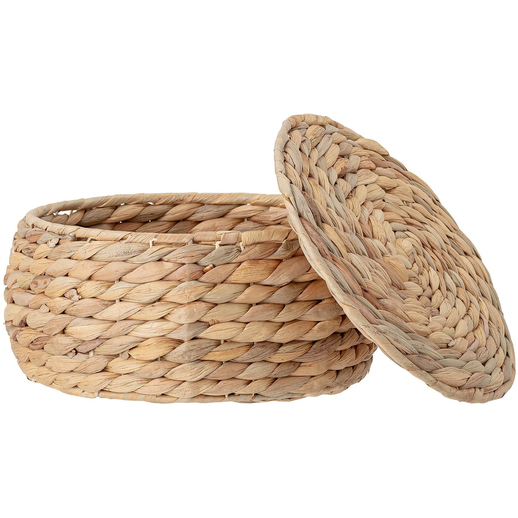 Bloomingville Shona Basket w/Lid, Natur, Vandhyacint