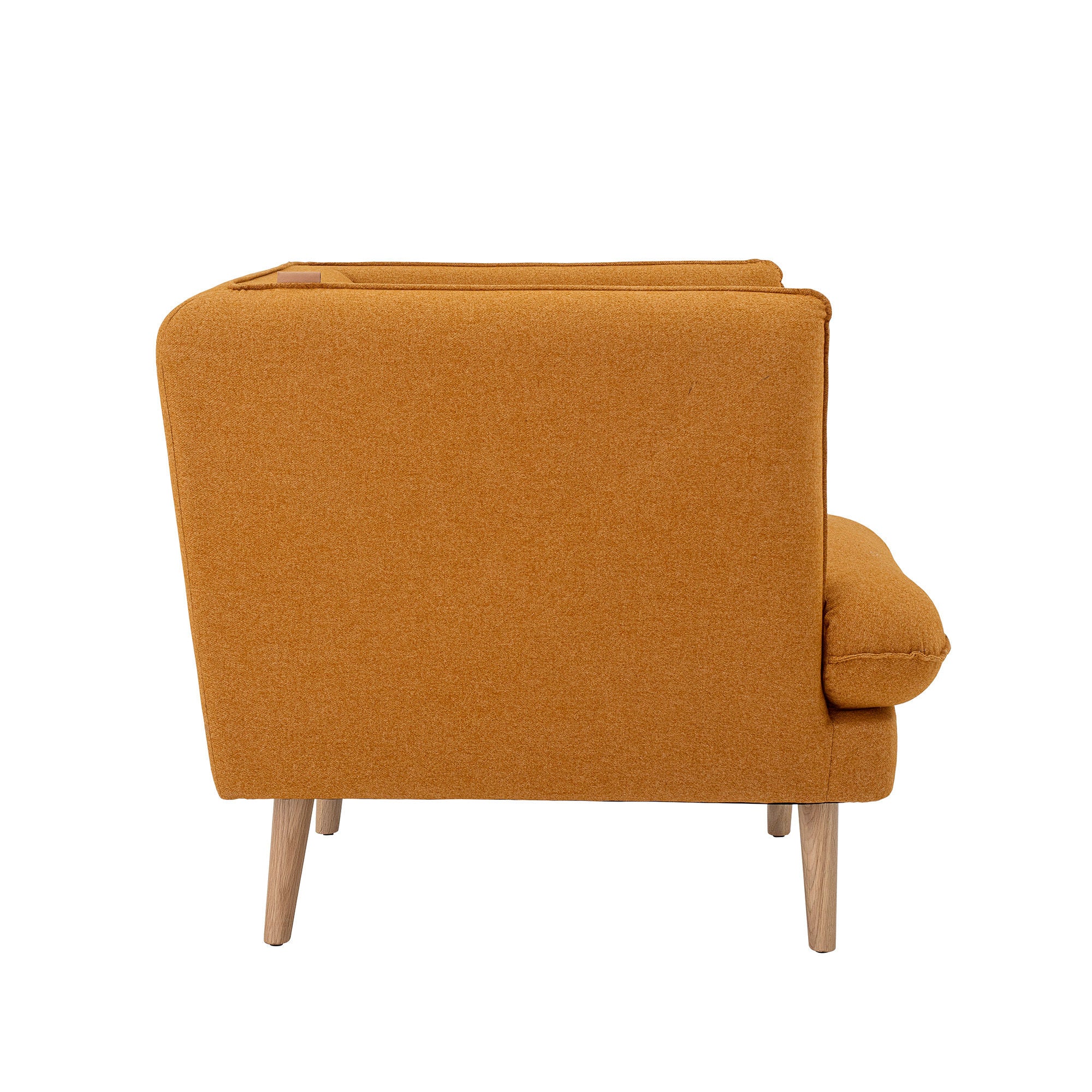 Bloomingville Bloomingville Elliot Lounge Stol, Orange, Polyester - DesignGaragen.dk.