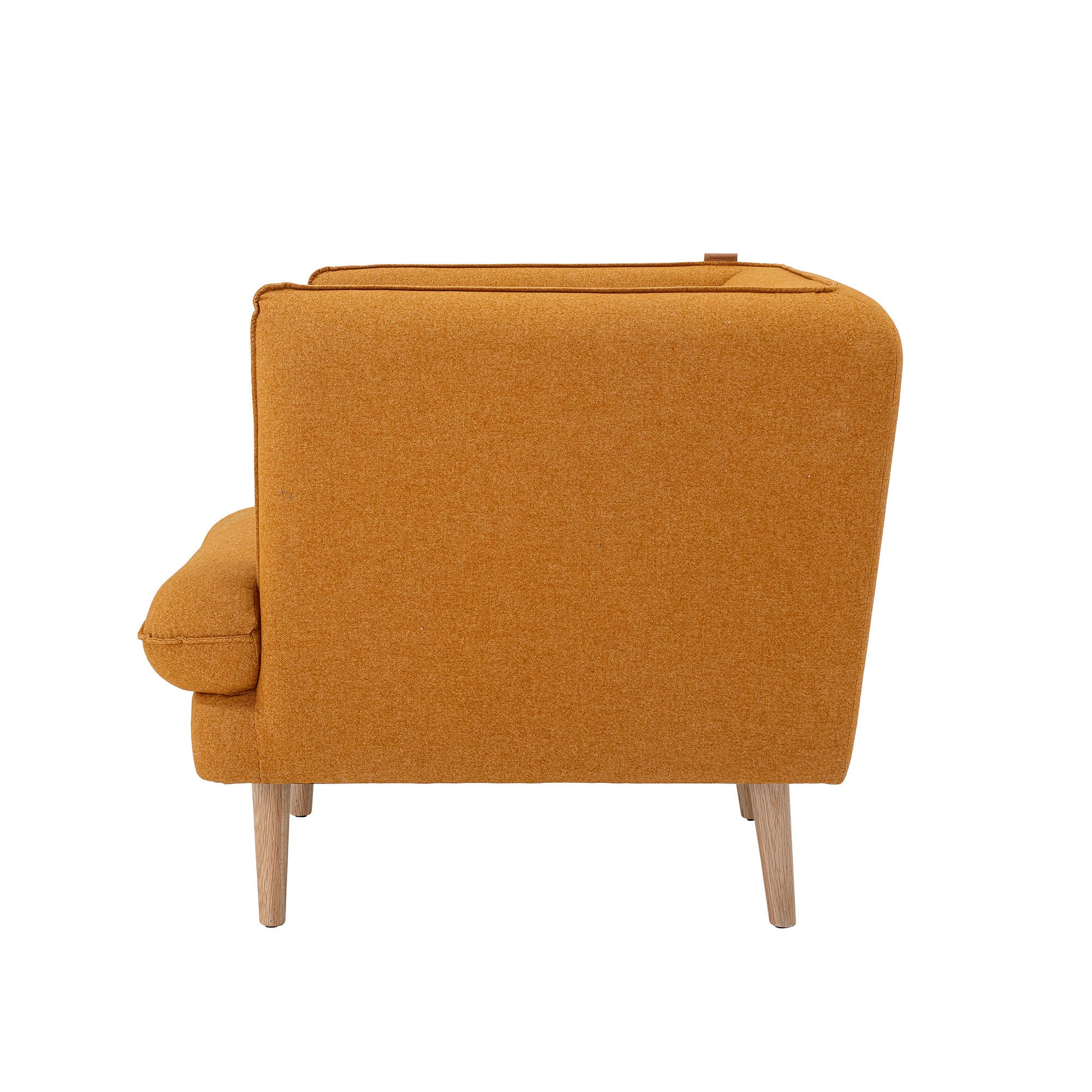 Bloomingville Bloomingville Elliot Lounge Stol, Orange, Polyester - DesignGaragen.dk.