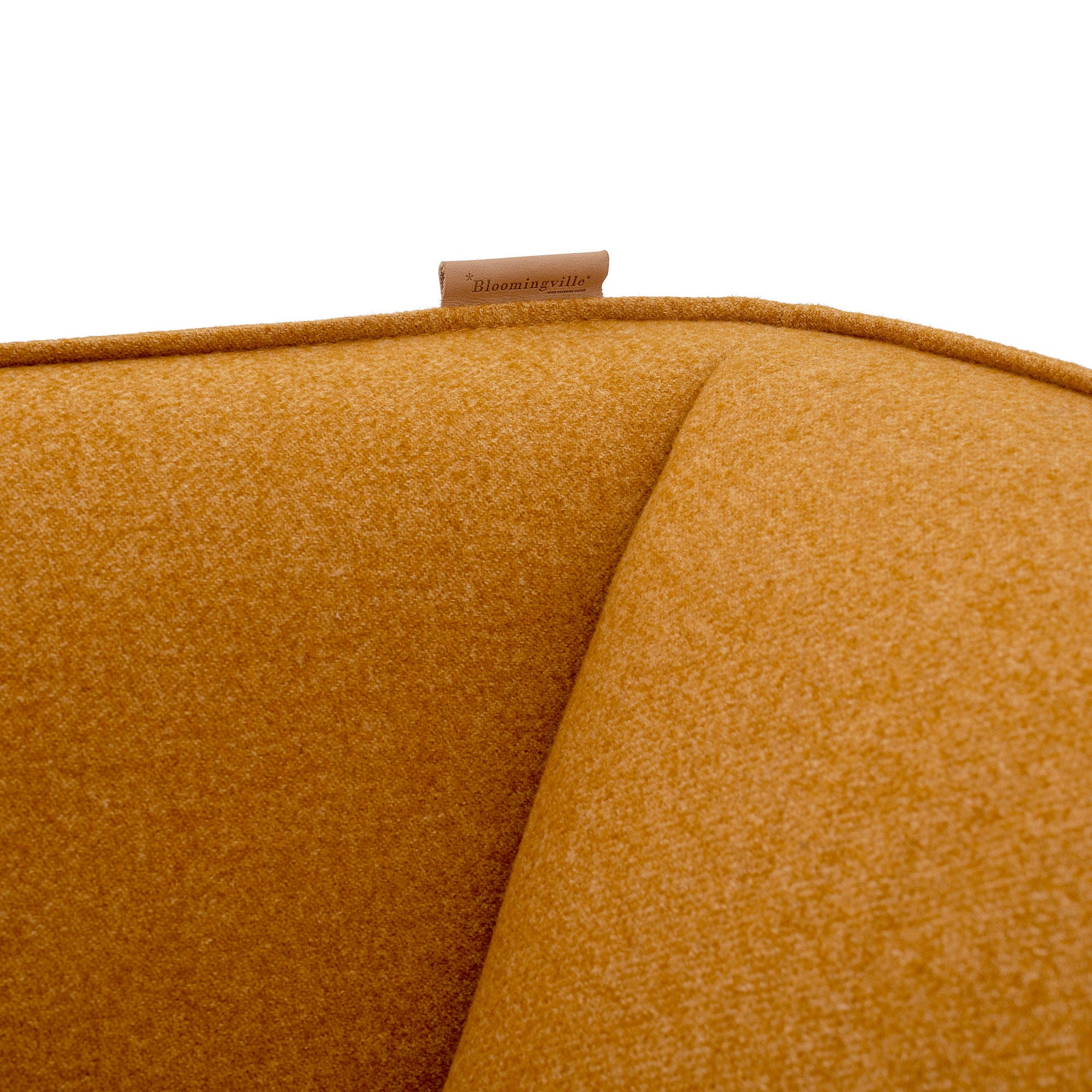 Bloomingville Bloomingville Elliot Lounge Stol, Orange, Polyester - DesignGaragen.dk.