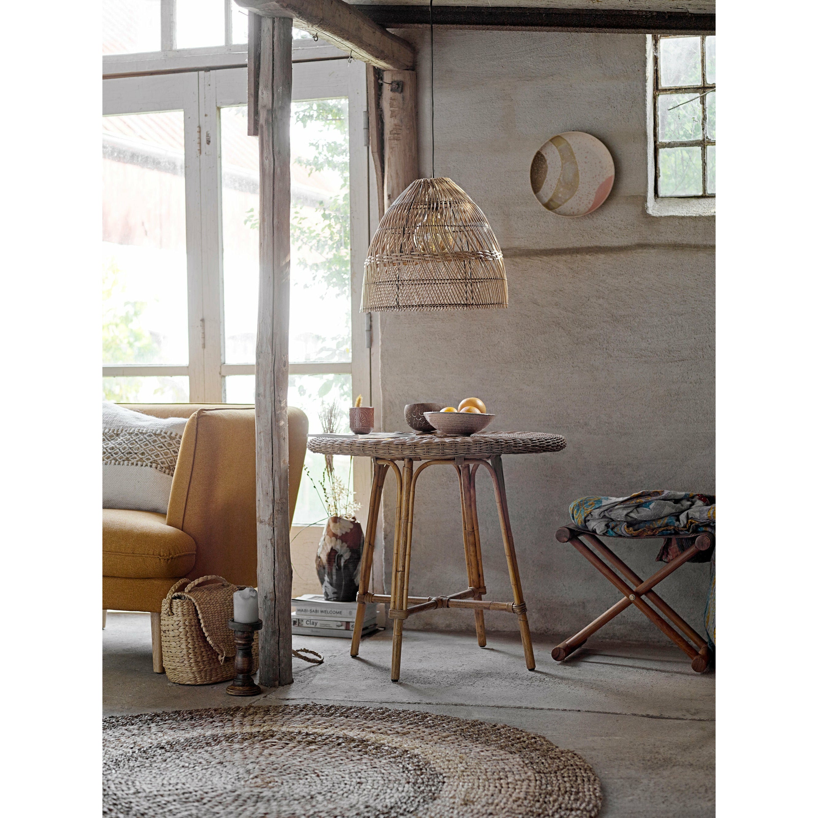 Bloomingville Bloomingville Elliot Lounge Stol, Orange, Polyester - DesignGaragen.dk.
