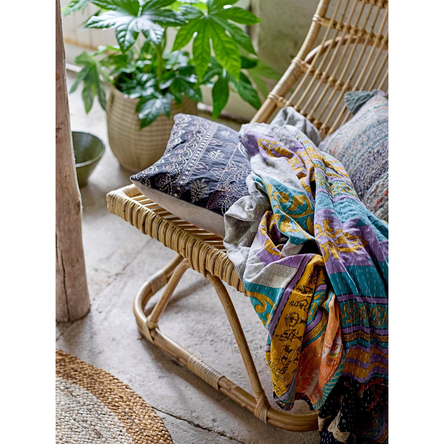 Bloomingville Diora Basket, Natur, Søgræs - Bloomingville - DesignGaragen.dk