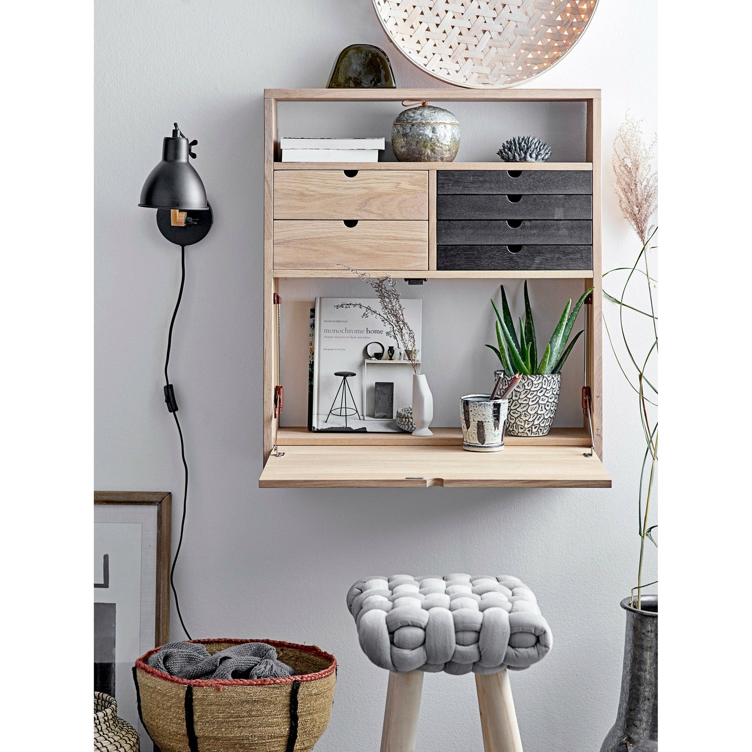 Bloomingville Gorm Deko Vase, Sort, Terrakotta - Bloomingville - DesignGaragen.dk