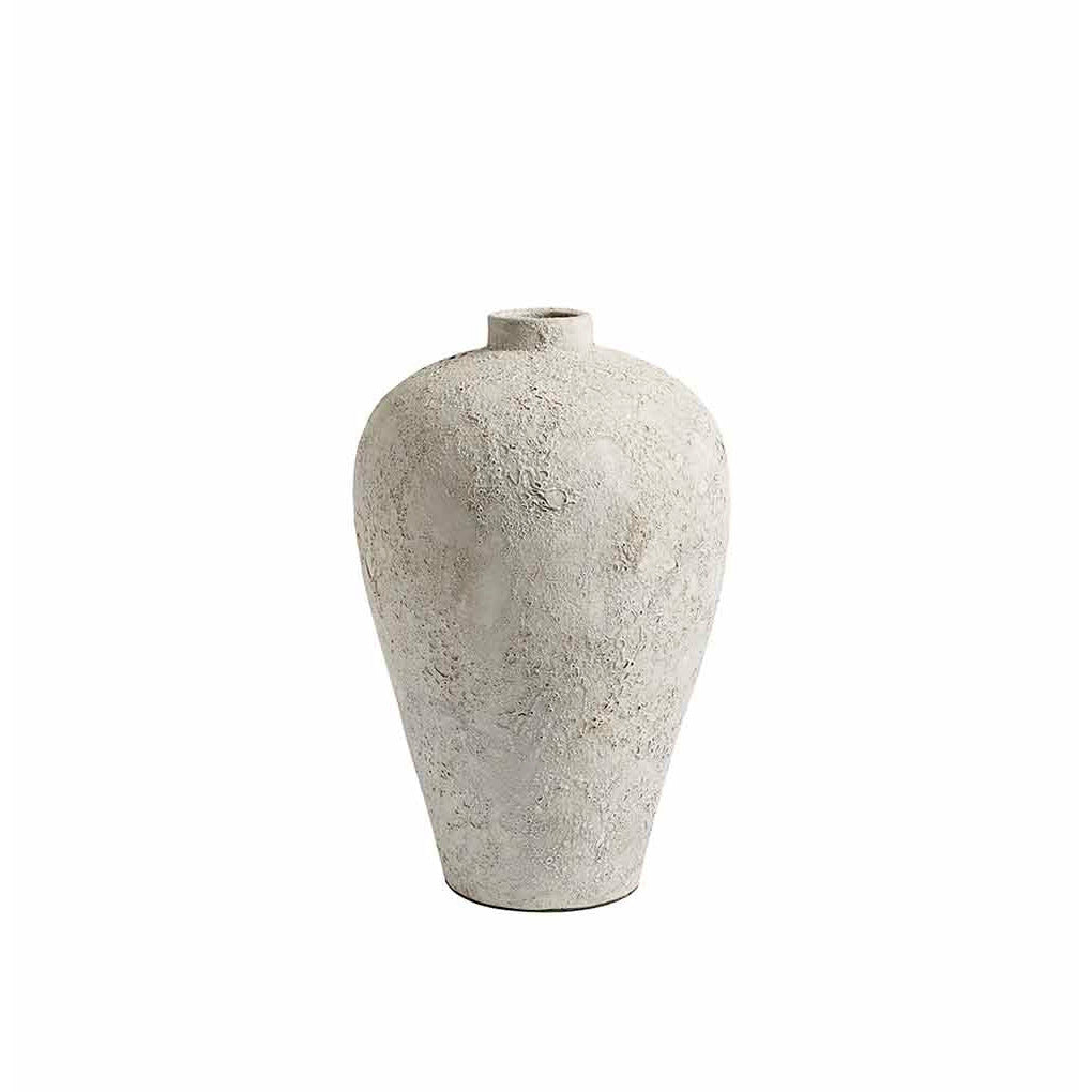 Muubs Krukke Luna Grey 60 - grå - Terracotta - H: 60 Ø: 35 cm - DesignGaragen.dk.