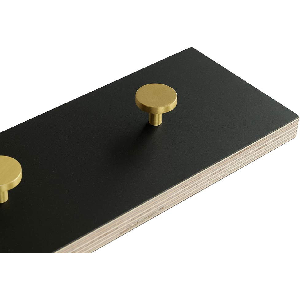 COLOR Knagerække i træ sort - 70 cm - MOUD HOME - DesignGaragen.dk