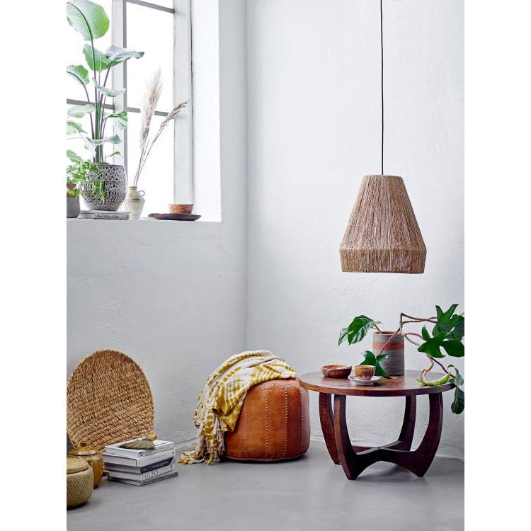 Bloomingville - Coby puf, fodskammel, sædehynde, gedeskind B60xH35 cm