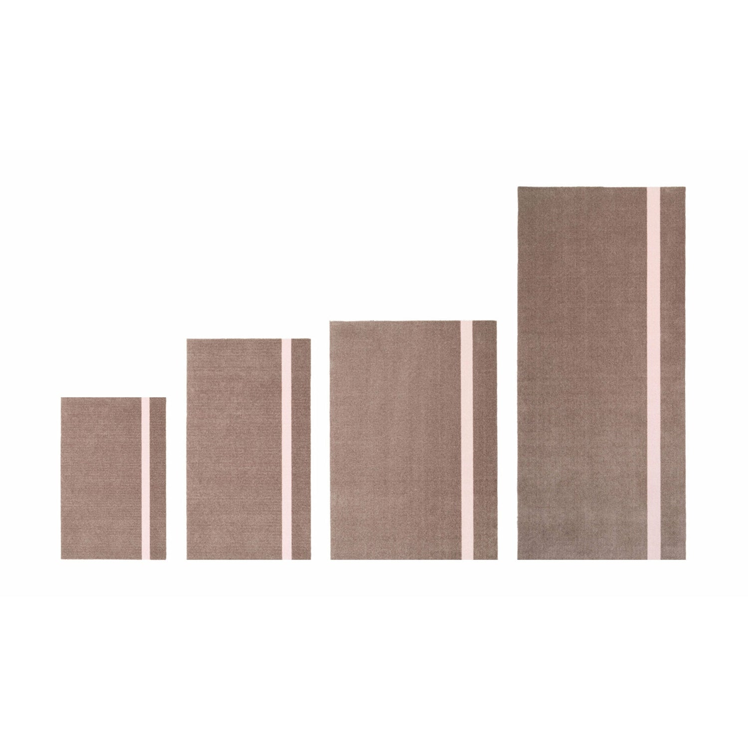 STRIPES VERTIKAL - SAND/LYS ROSE - Tica Copenhagen - DesignGaragen.dk