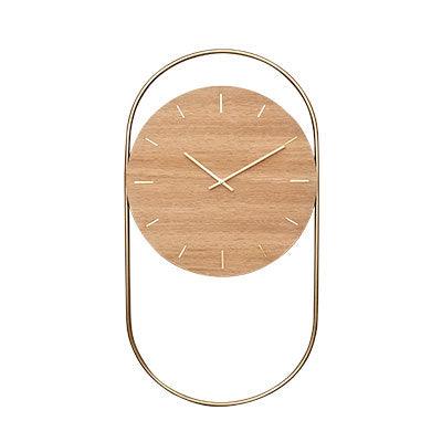 Andersen Furniture - A-Wall clock - oak with brass ring - Andersen Furniture - DesignGaragen.dk