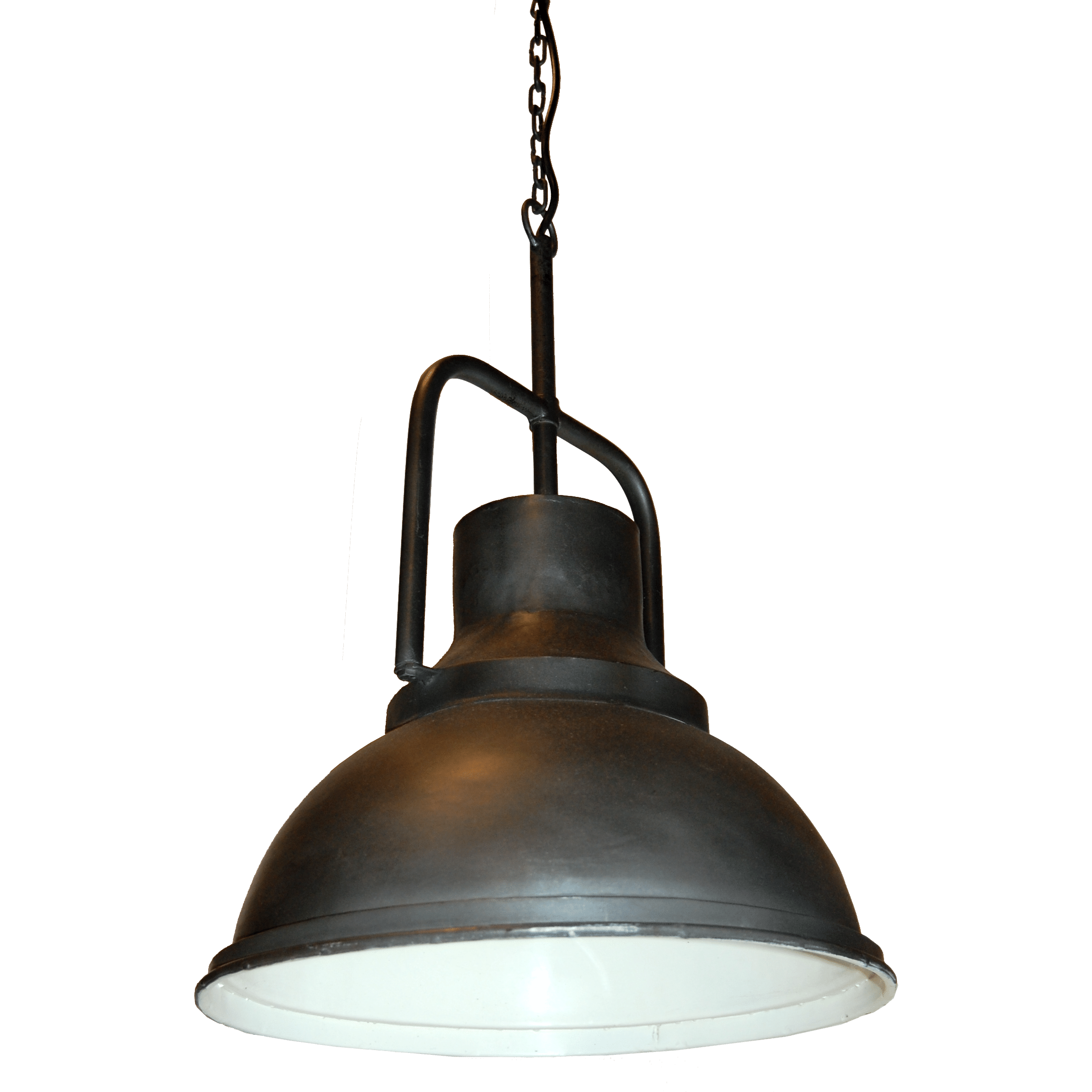 Trademark Living Liam pendel i fabriksstil - zink