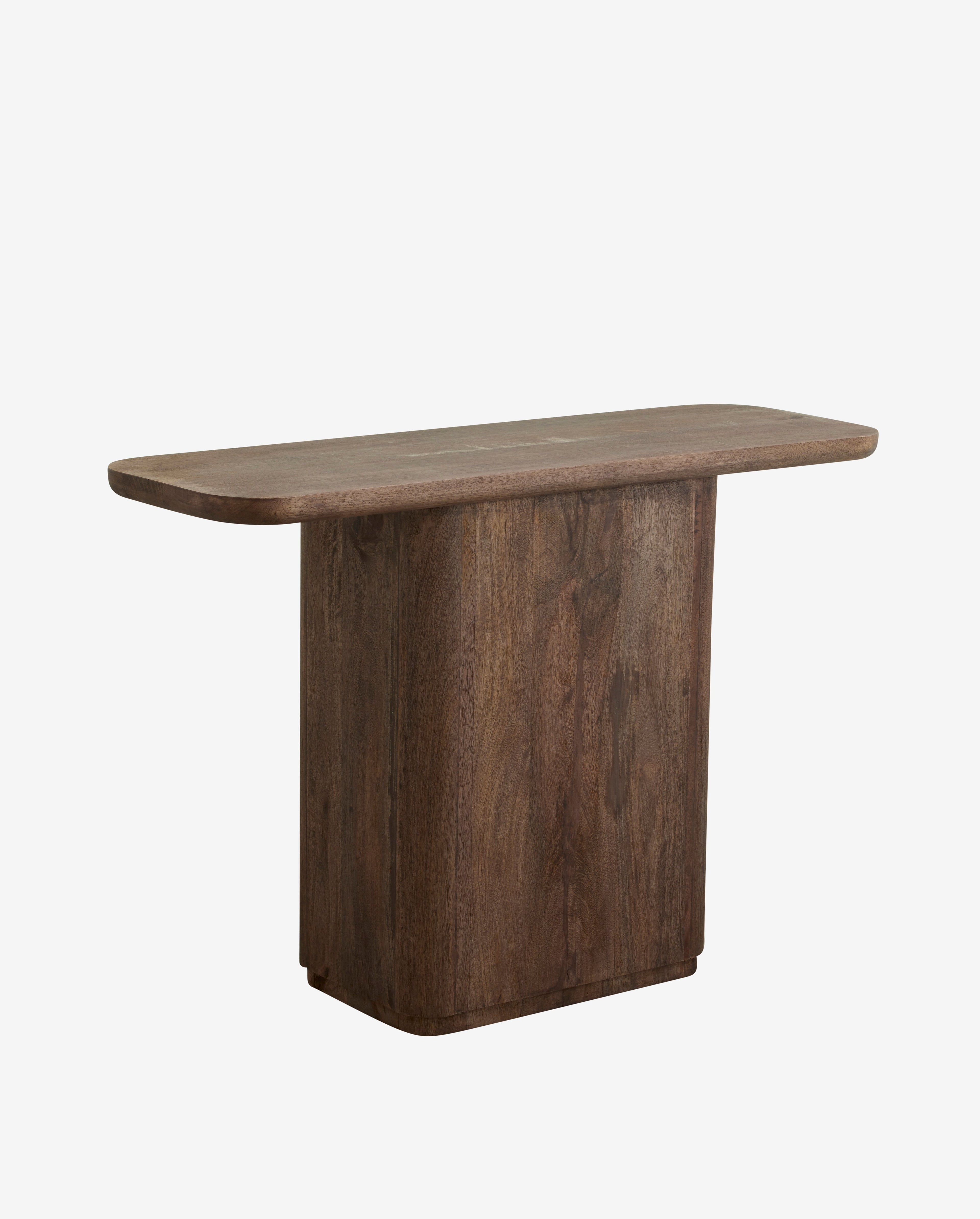 TOKE console table - dark brown